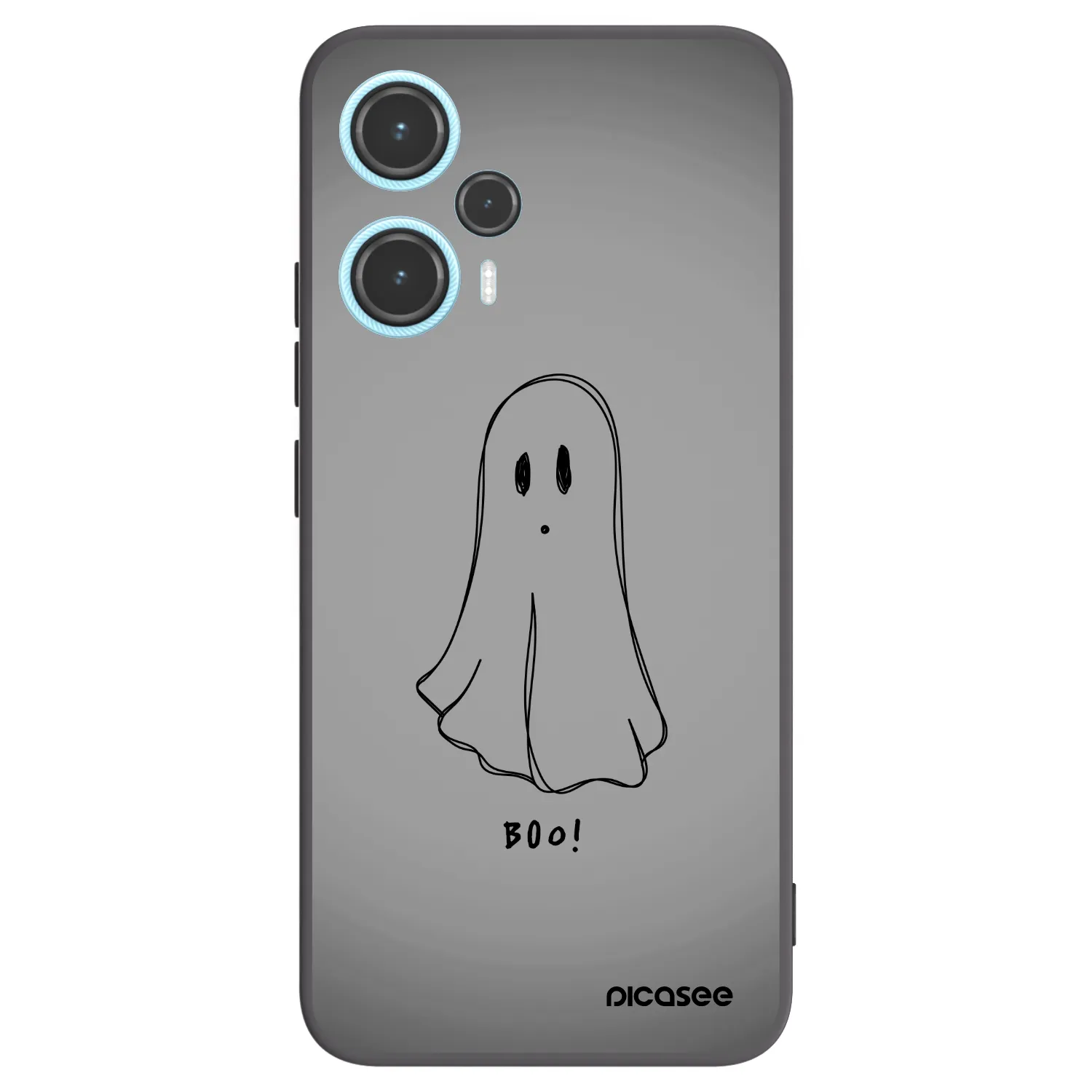 Picasee crna silikonska maskica za Xiaomi Poco F5 - Ghost