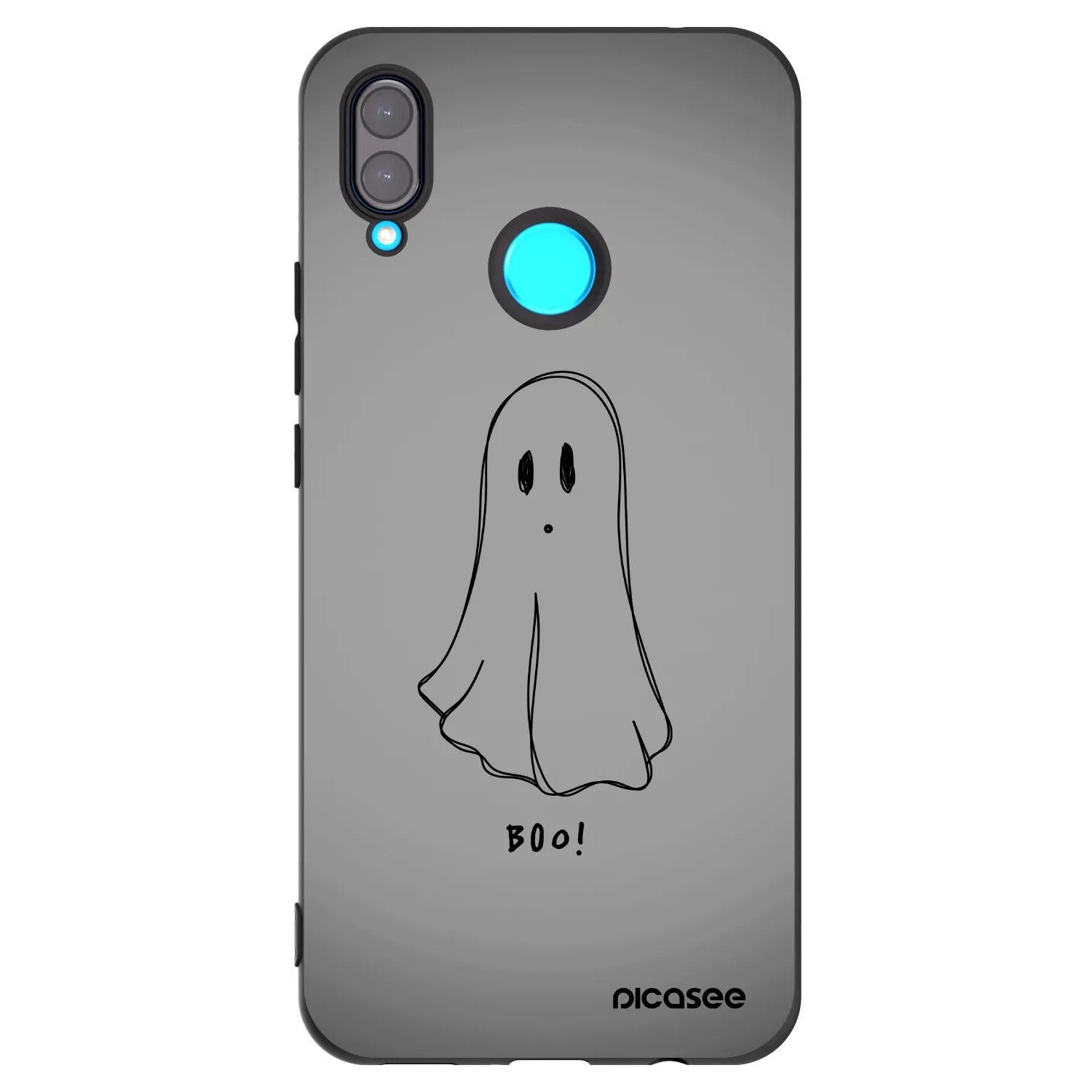 Picasee crna silikonska maskica za Huawei Nova 3i - Ghost