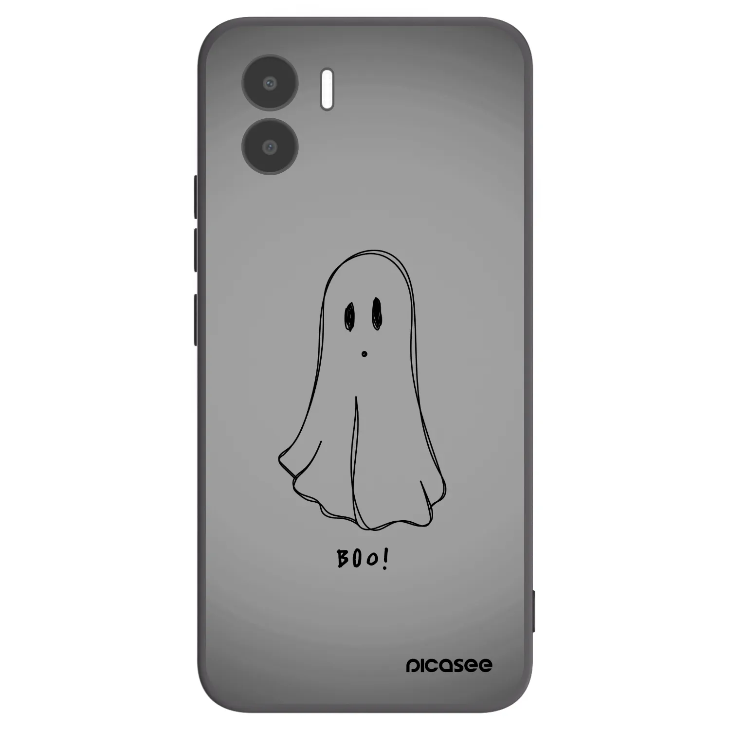 Picasee crna silikonska maskica za Xiaomi Redmi A2 - Ghost