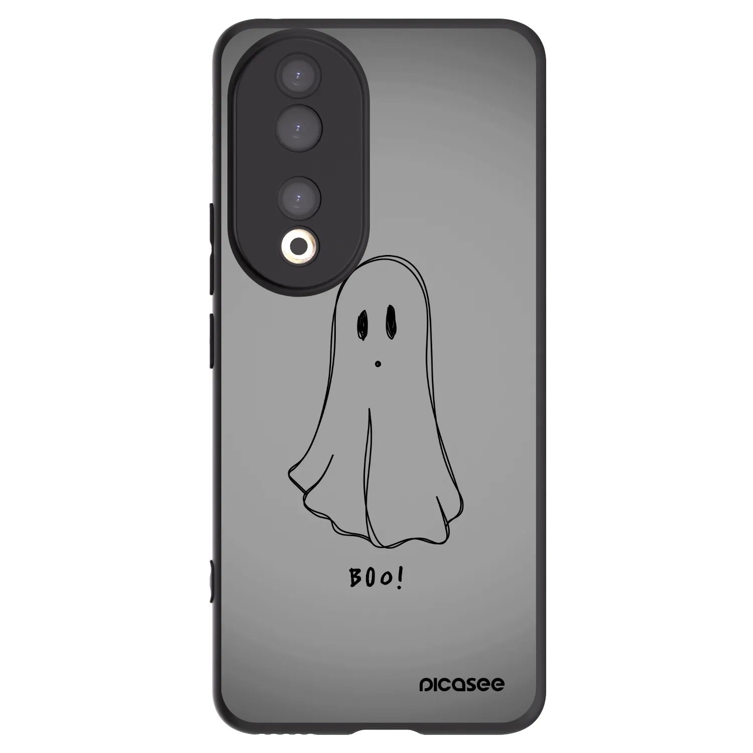 Picasee crna silikonska maskica za Honor 90 5G - Ghost