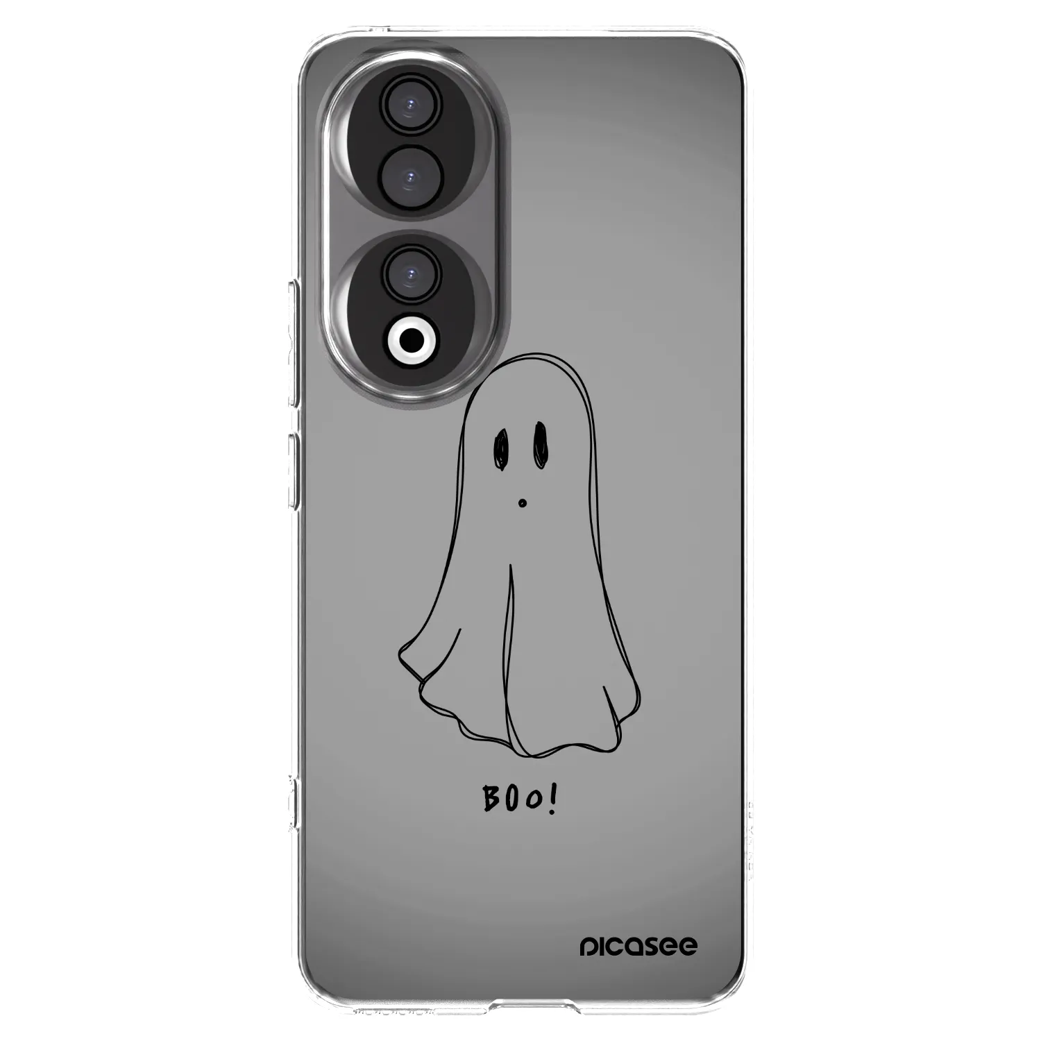 Picasee silikonska prozirna maskica za Honor 90 5G - Ghost