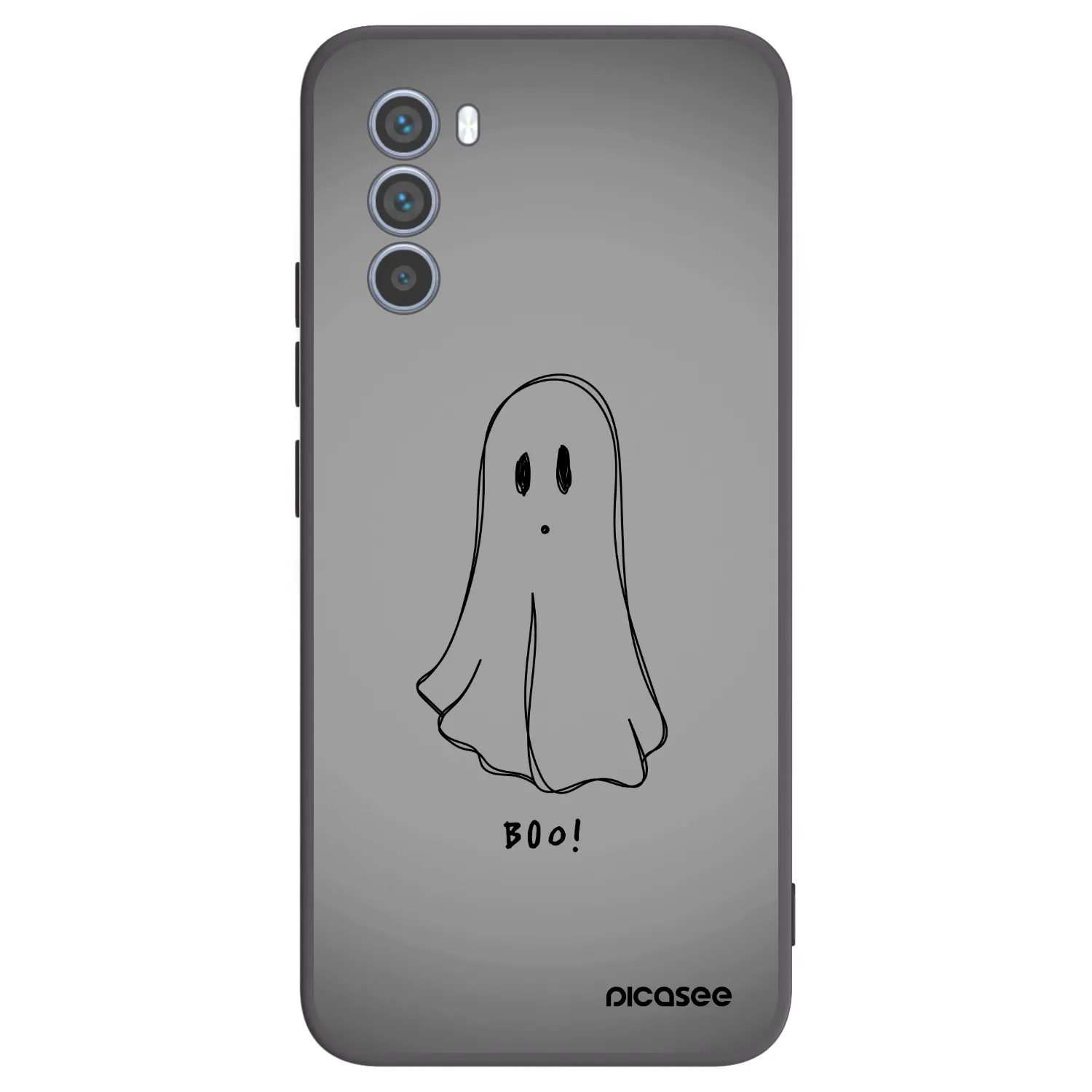 Picasee crna silikonska maskica za Motorola Moto G62 - Ghost