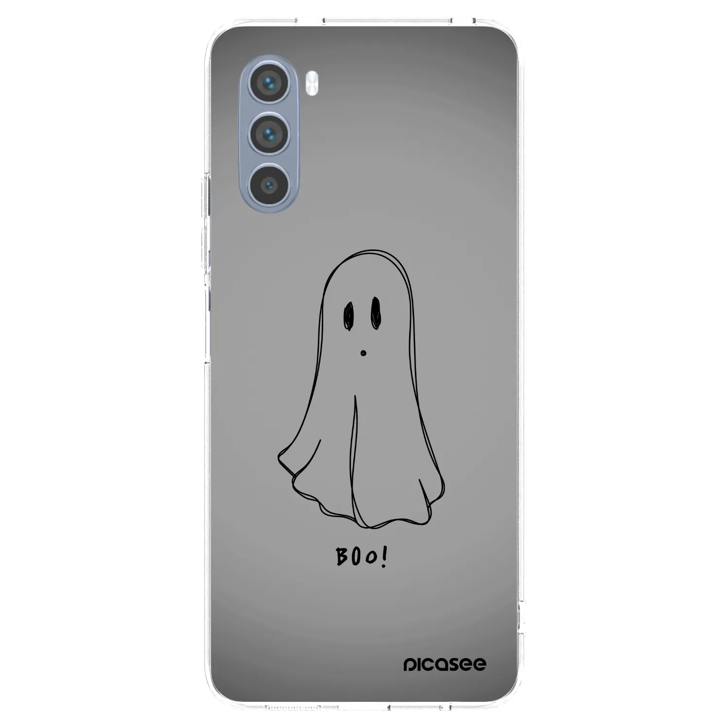 Picasee silikonska prozirna maskica za Motorola Moto G62 - Ghost