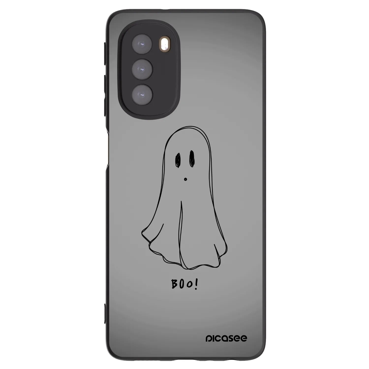 Picasee crna silikonska maskica za Motorola Moto G51 - Ghost