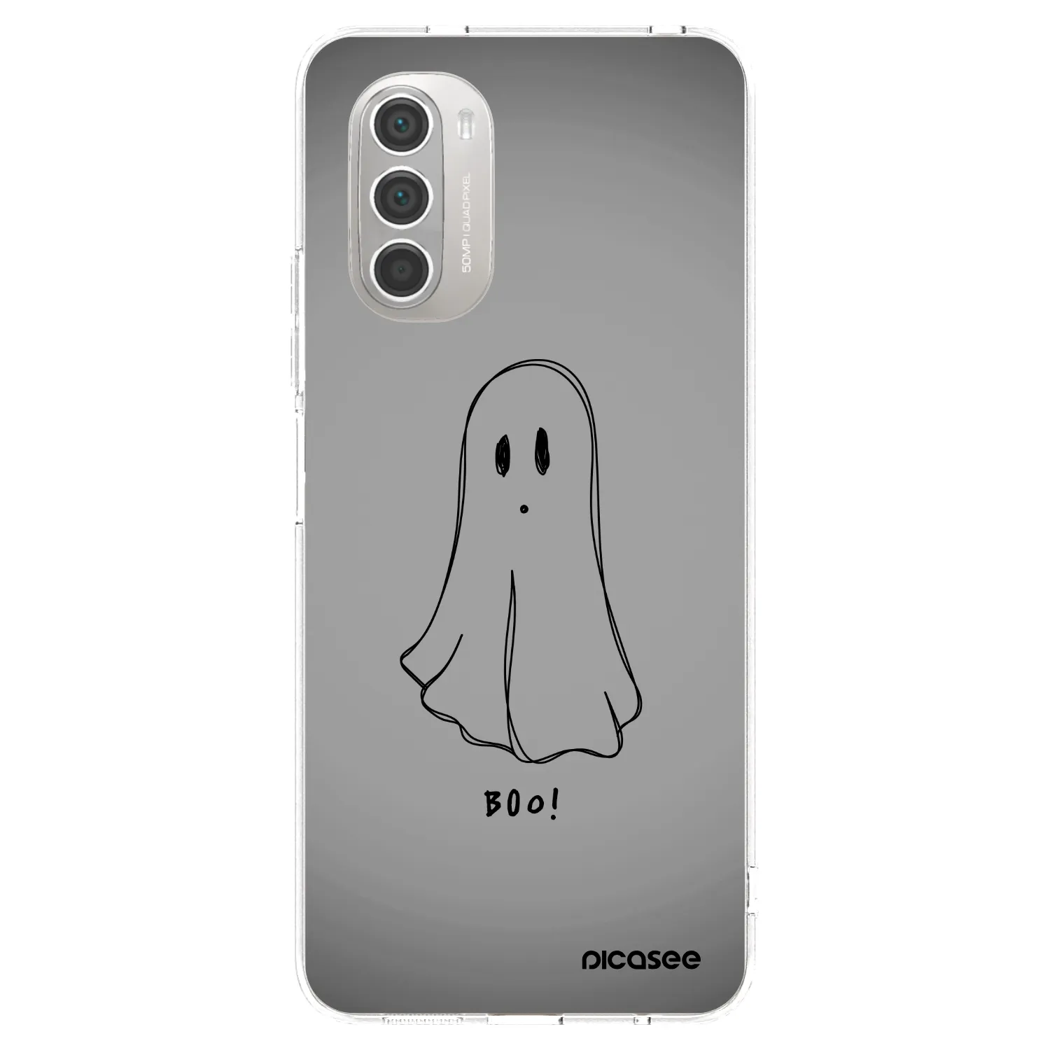 Picasee silikonska prozirna maskica za Motorola Moto G51 - Ghost