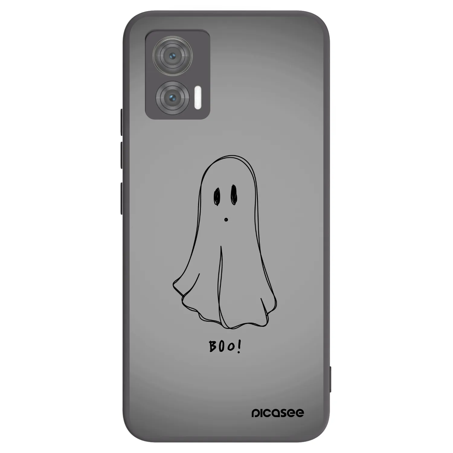 Picasee crna silikonska maskica za Motorola Edge 30 Neo - Ghost