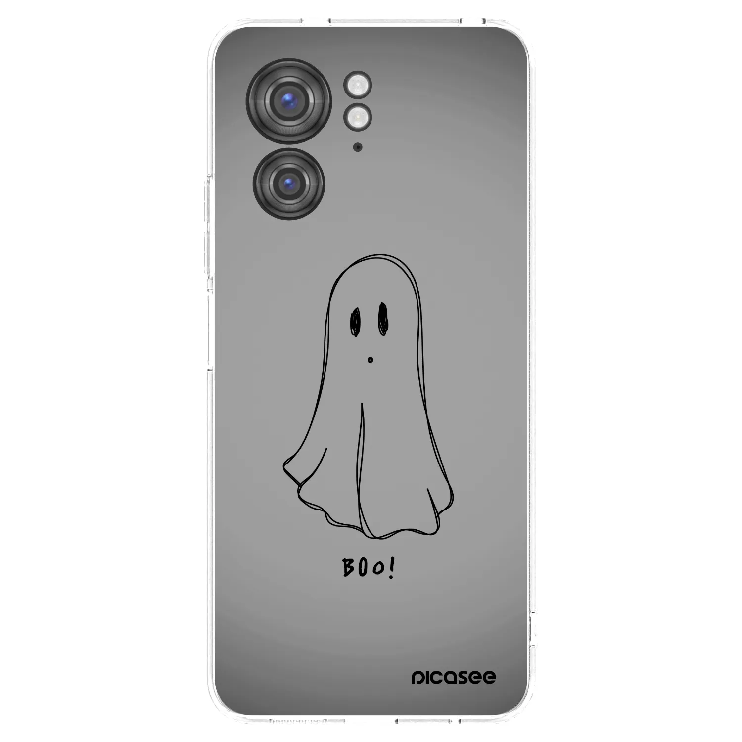 Picasee silikonska prozirna maskica za Motorola Edge 40 - Ghost