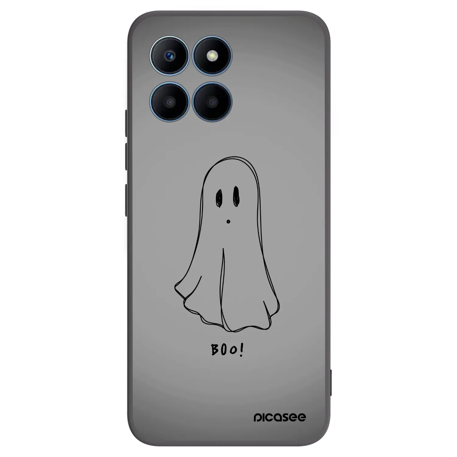 Picasee crna silikonska maskica za Honor 70 Lite - Ghost