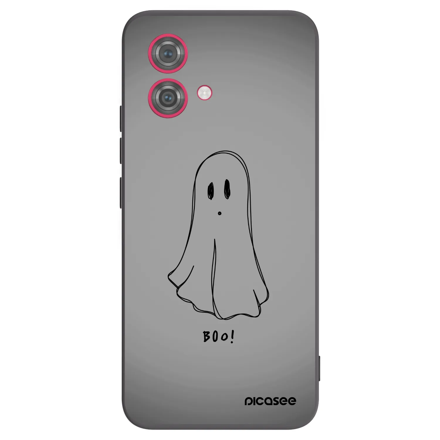 Picasee crna silikonska maskica za Motorola Moto G84 5G - Ghost