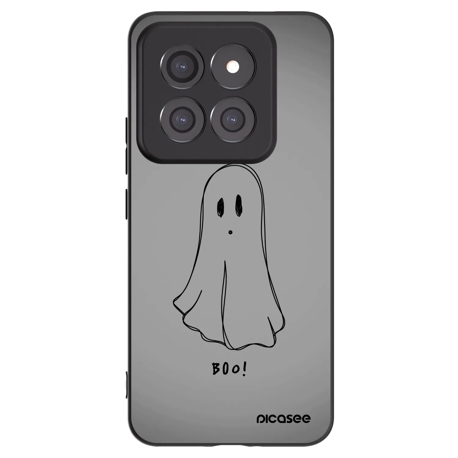 Picasee crna silikonska maskica za Xiaomi 14 Pro - Ghost
