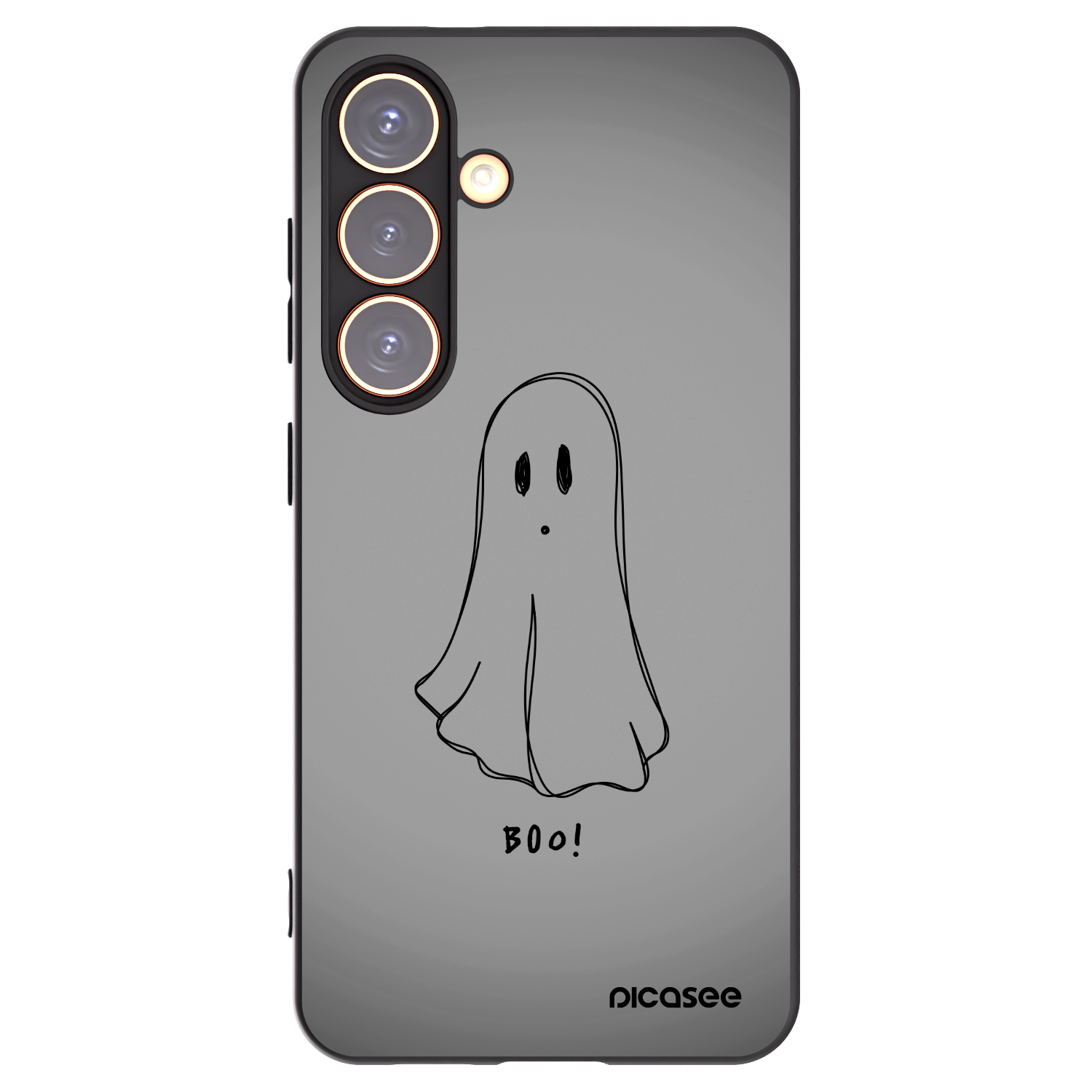 Picasee crna silikonska maskica za Samsung Galaxy S24 S921B 5G - Ghost