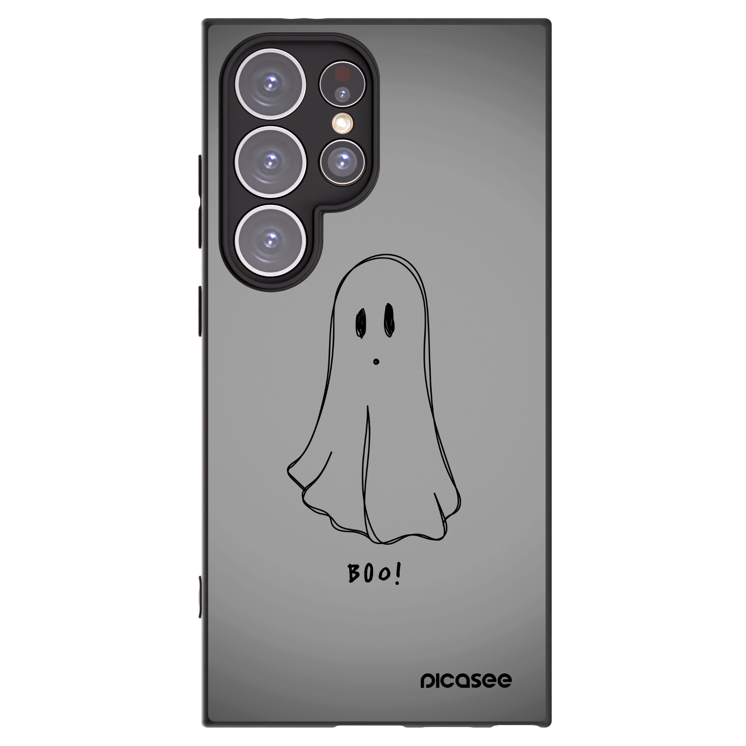 Picasee crna silikonska maskica za Samsung Galaxy S24 Ultra S928B 5G - Ghost