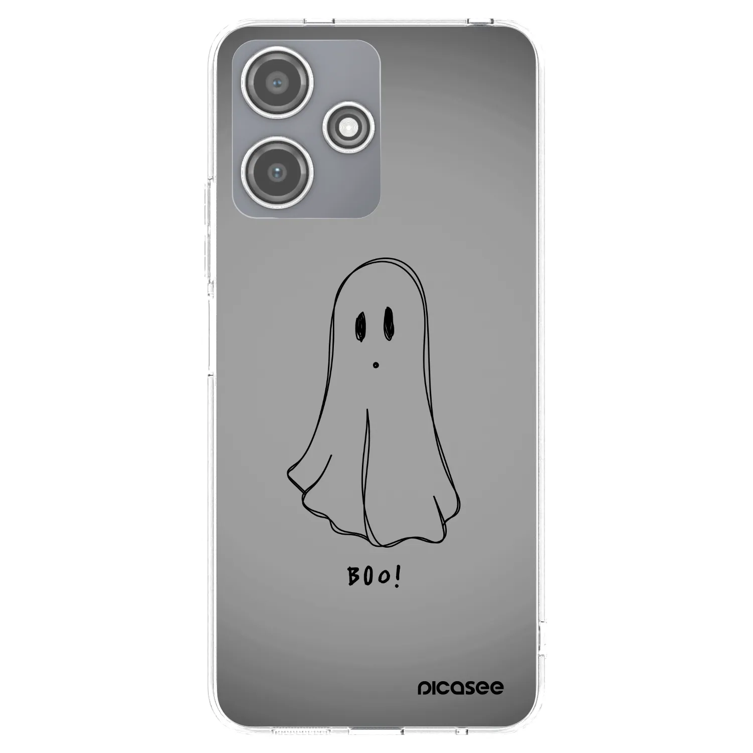 Picasee silikonska prozirna maskica za Xiaomi Redmi 12 5G - Ghost