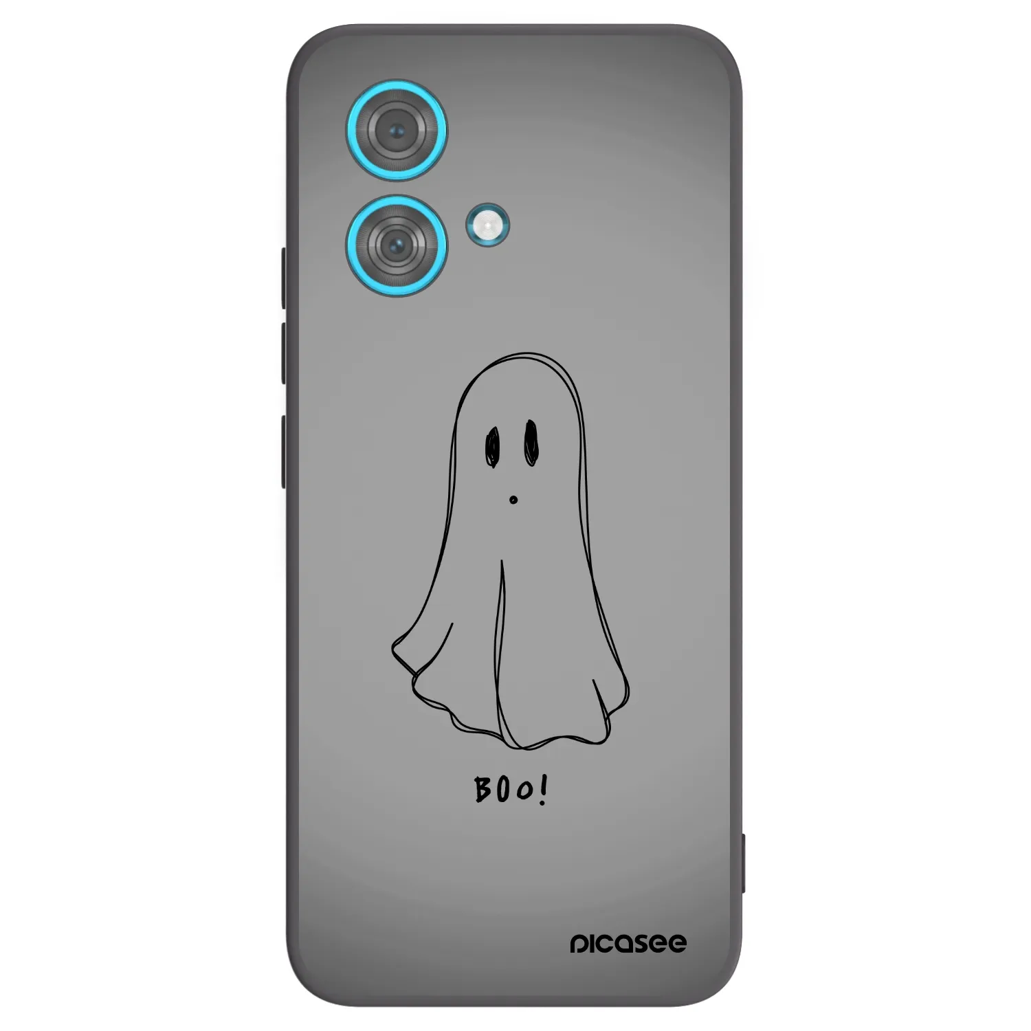 Picasee crna silikonska maskica za Motorola Edge 40 Neo - Ghost