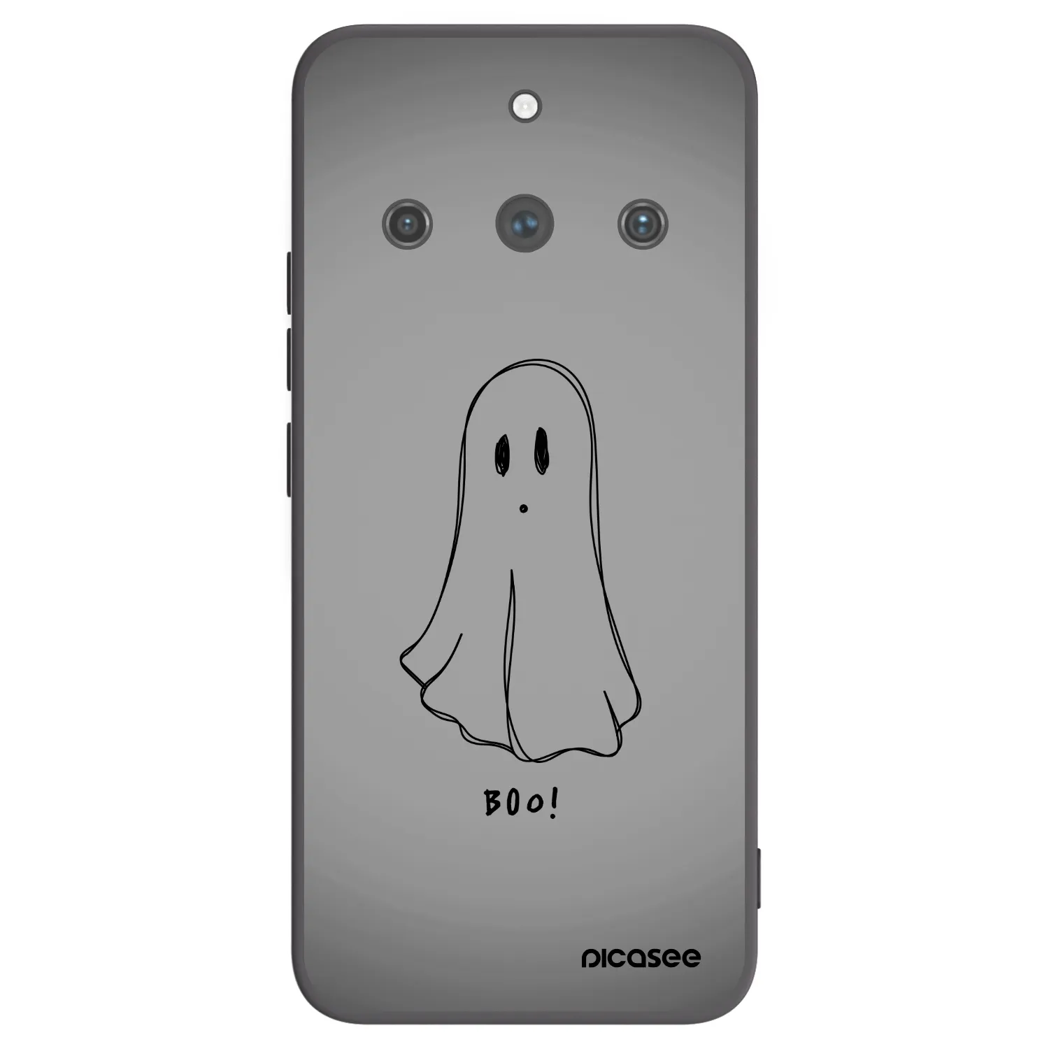 Picasee crna silikonska maskica za Realme 11 Pro+ - Ghost