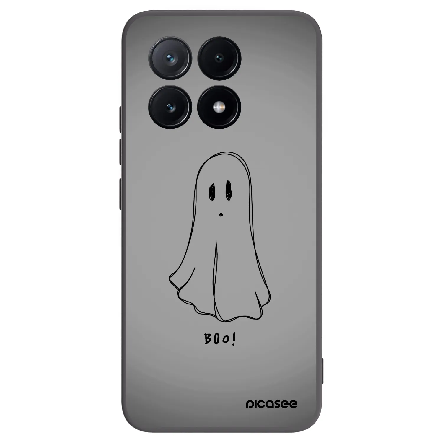 Picasee crna silikonska maskica za Xiaomi Poco X6 Pro - Ghost