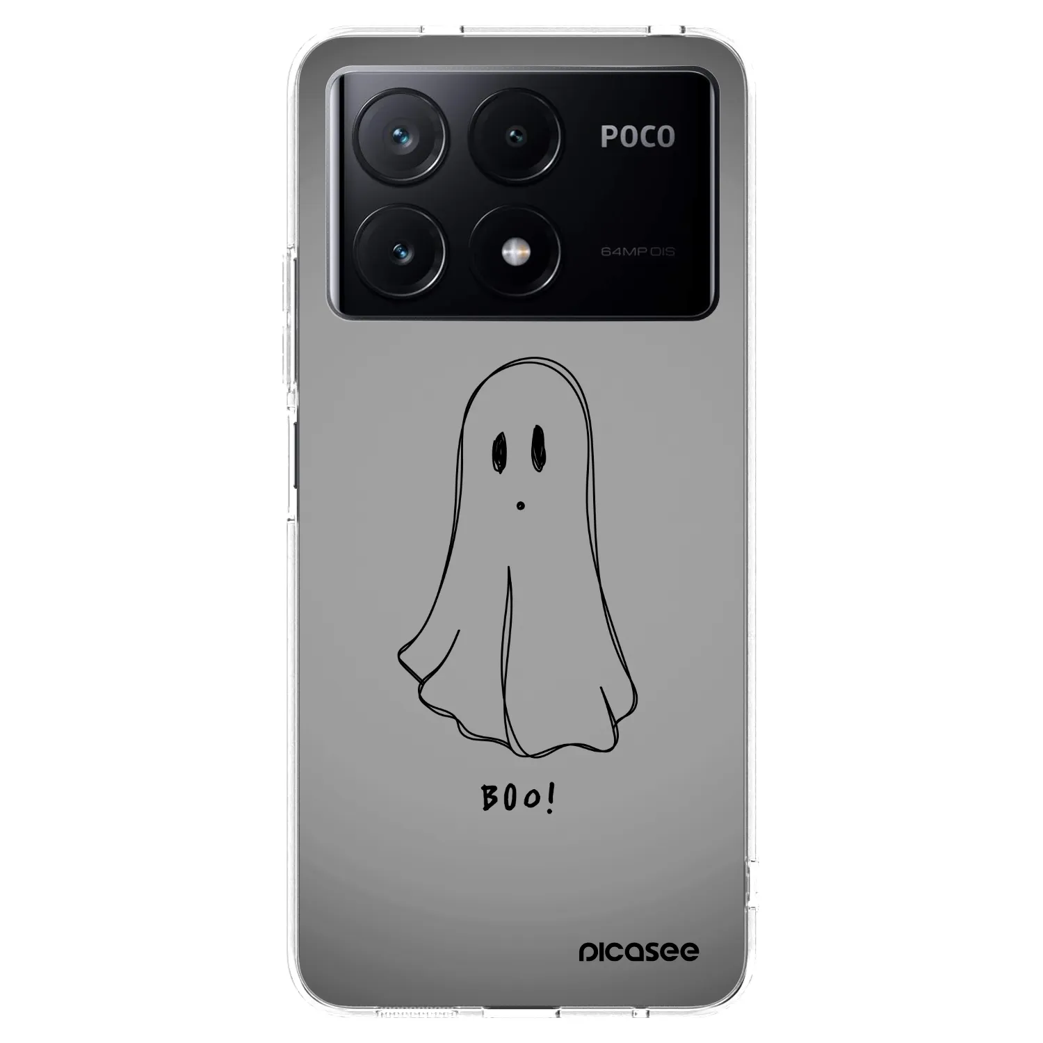 Picasee silikonska prozirna maskica za Xiaomi Poco X6 Pro - Ghost