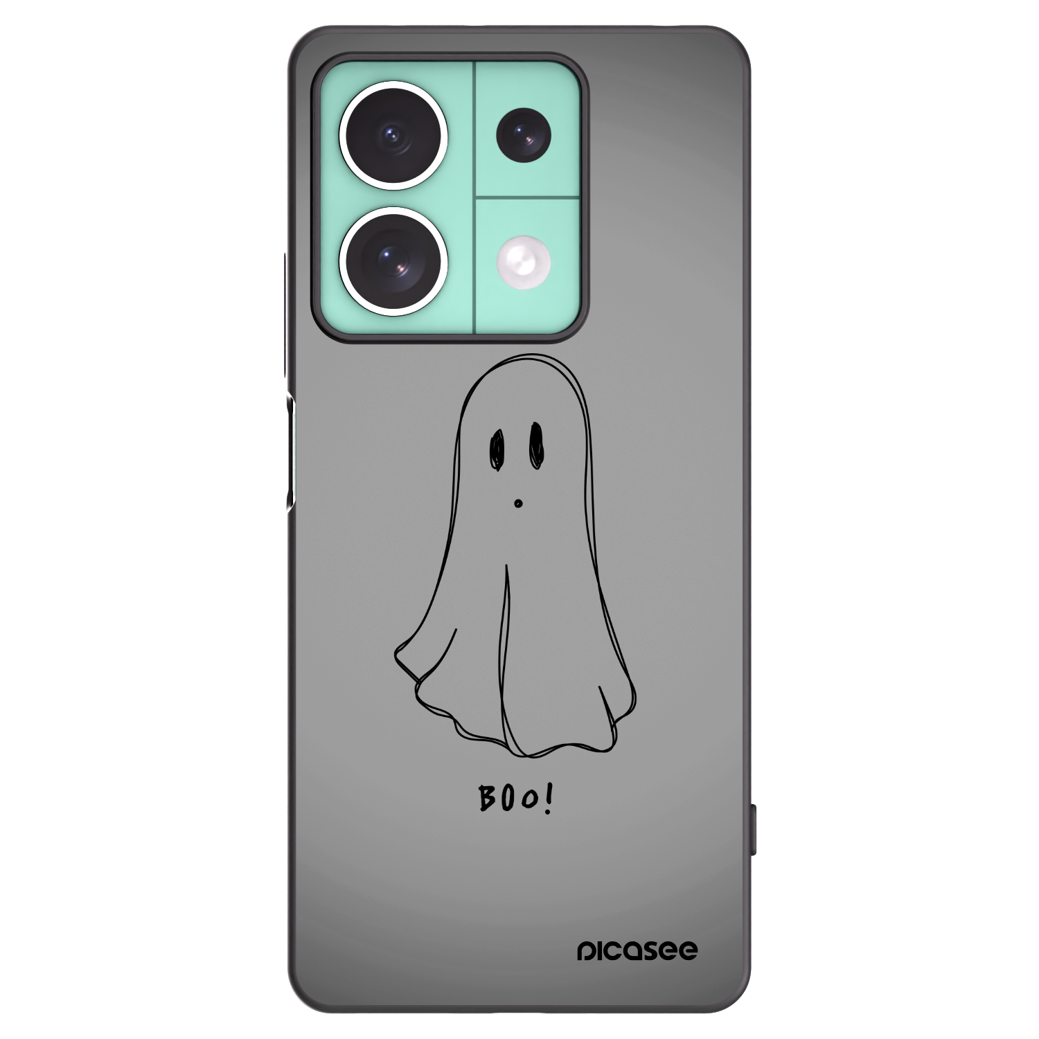 Picasee crna silikonska maskica za Xiaomi Redmi Note 13 5G - Ghost