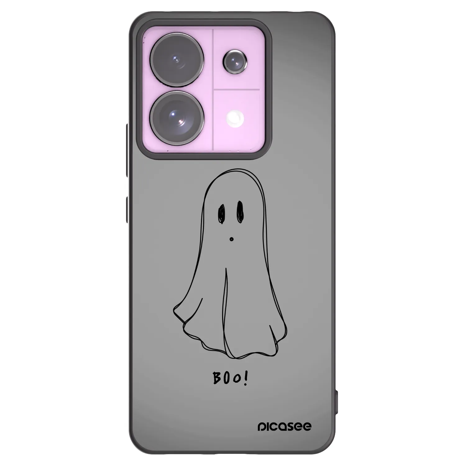 Picasee crna silikonska maskica za Xiaomi Redmi Note 13 Pro 5G - Ghost