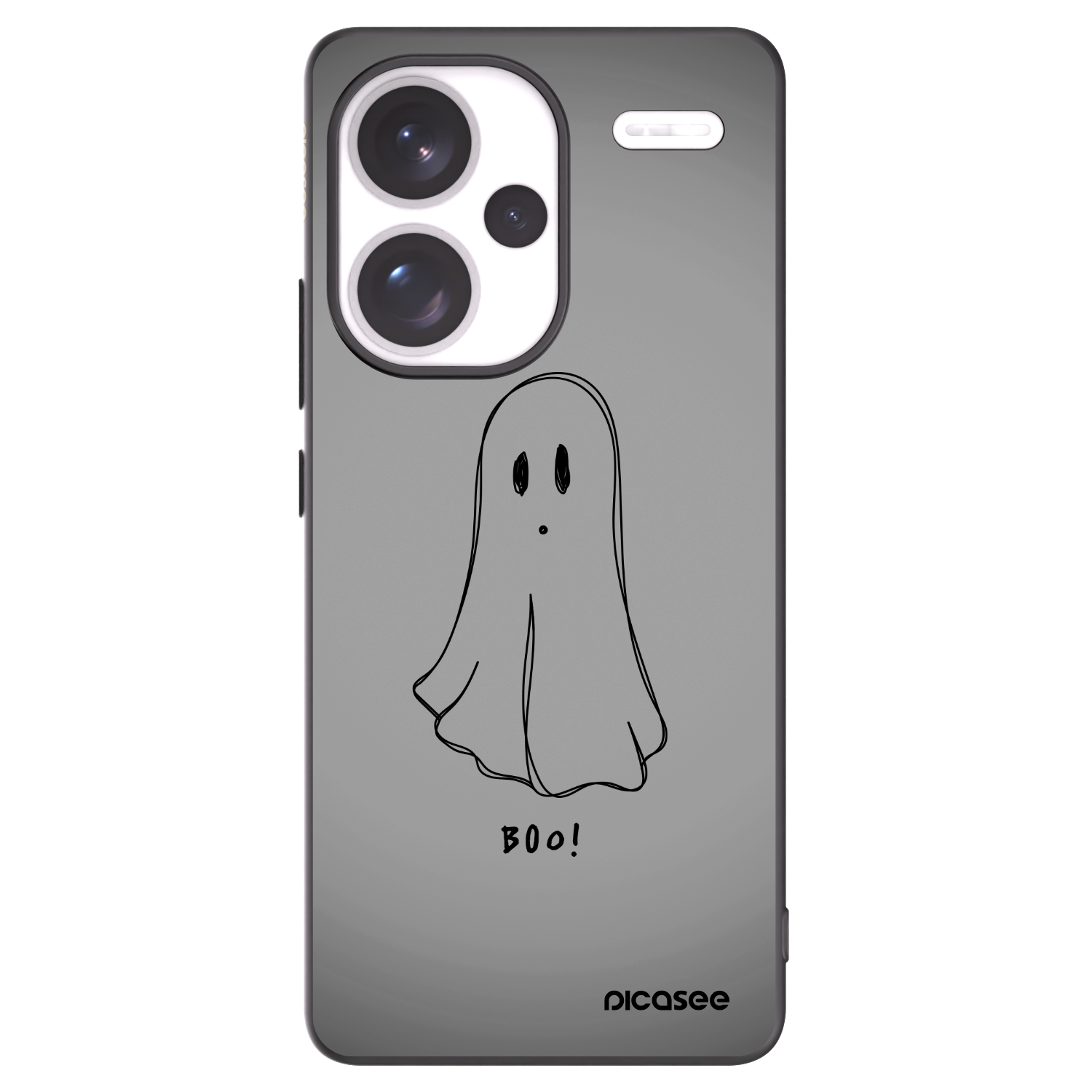 Picasee crna silikonska maskica za Xiaomi Redmi Note 13 Pro+ 5G - Ghost