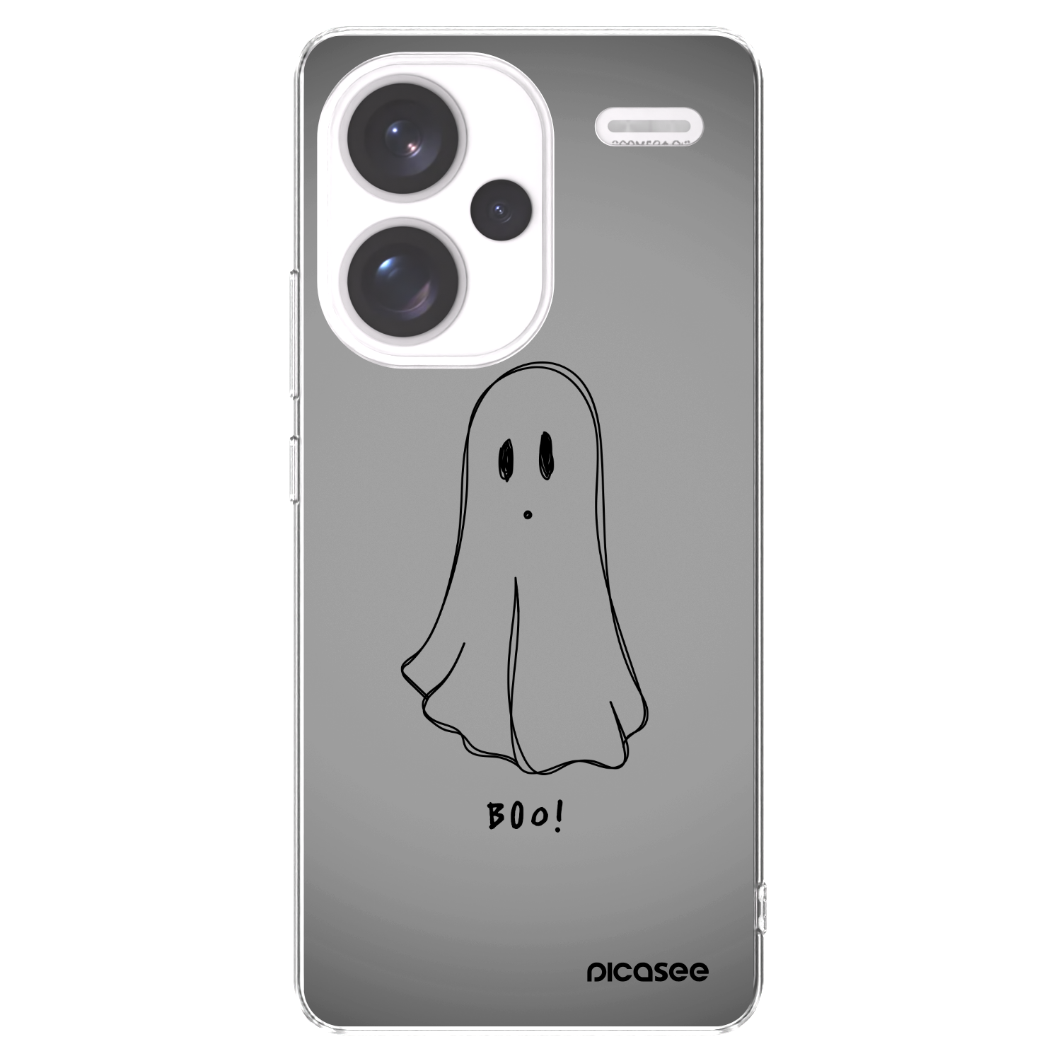 Picasee silikonska prozirna maskica za Xiaomi Redmi Note 13 Pro+ 5G - Ghost