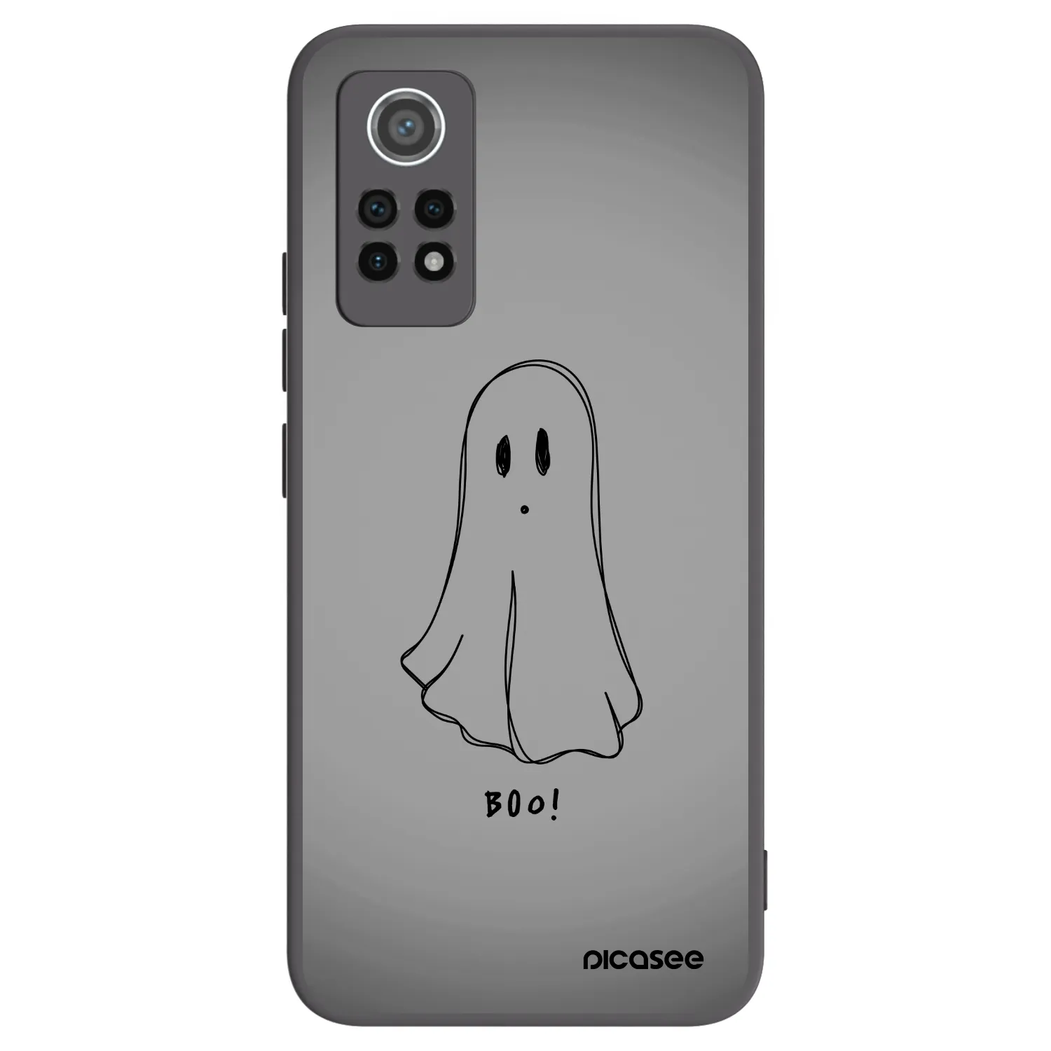 Picasee crna silikonska maskica za Xiaomi Redmi Note 12 Pro 4G - Ghost