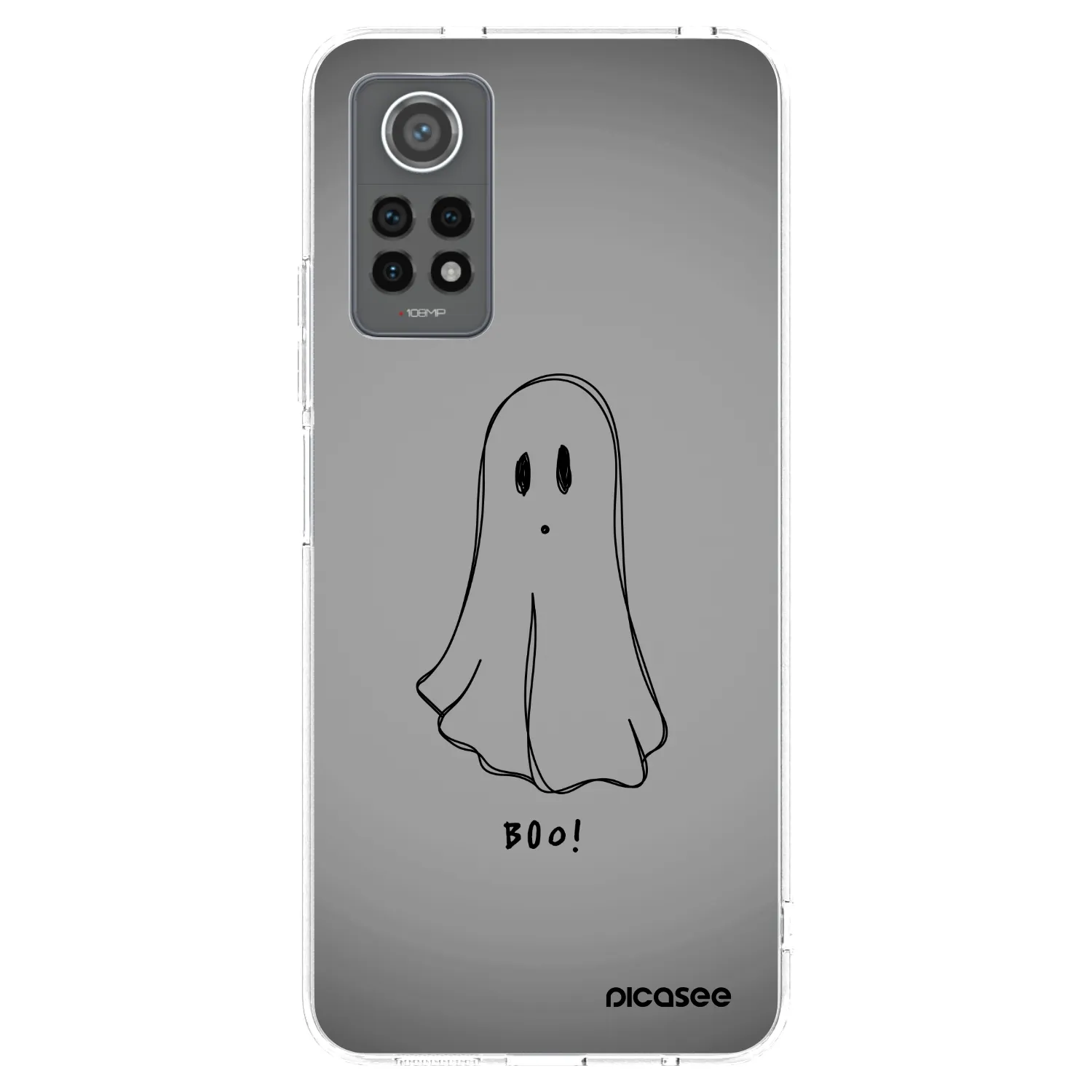 Picasee silikonska prozirna maskica za Xiaomi Redmi Note 12 Pro 4G - Ghost