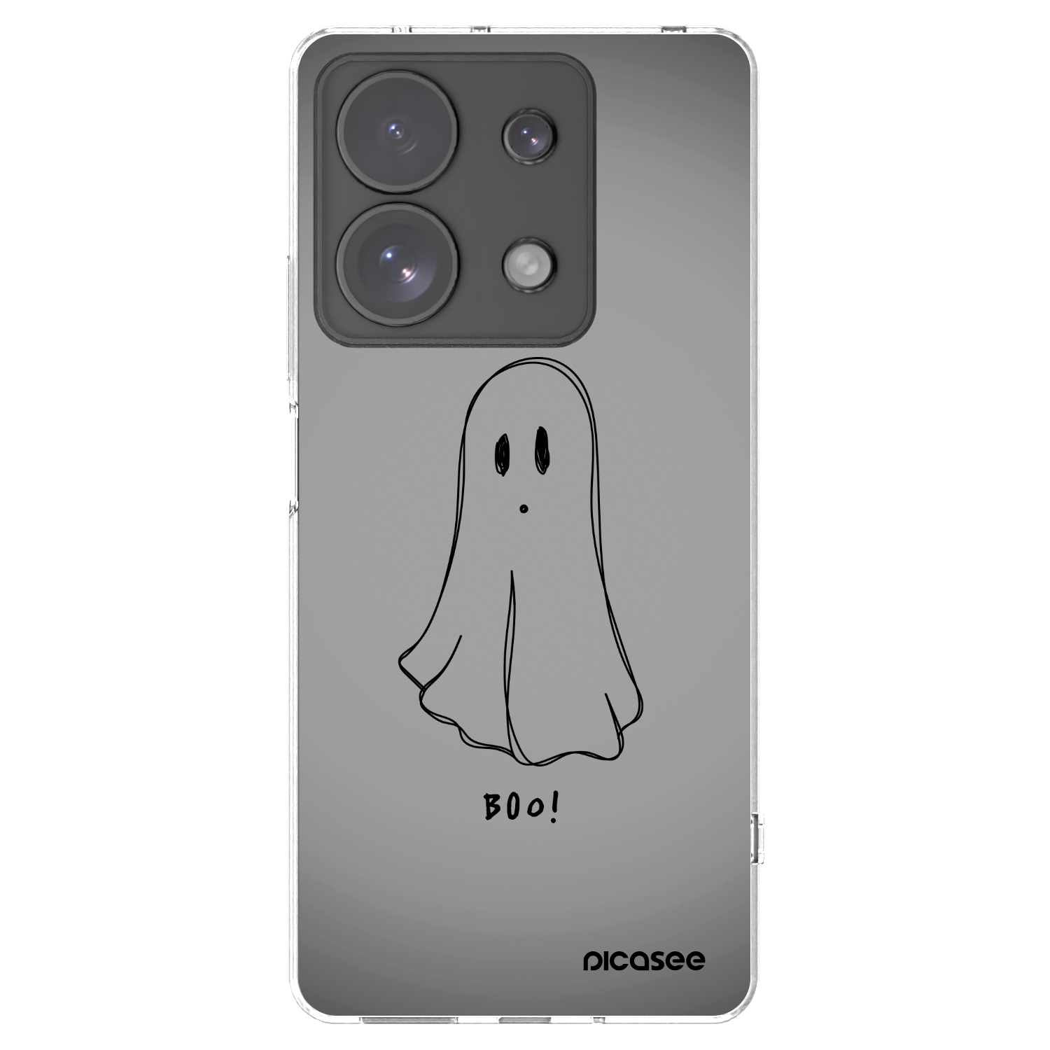 Picasee silikonska prozirna maskica za Xiaomi Redmi Note 13 Pro 4G - Ghost