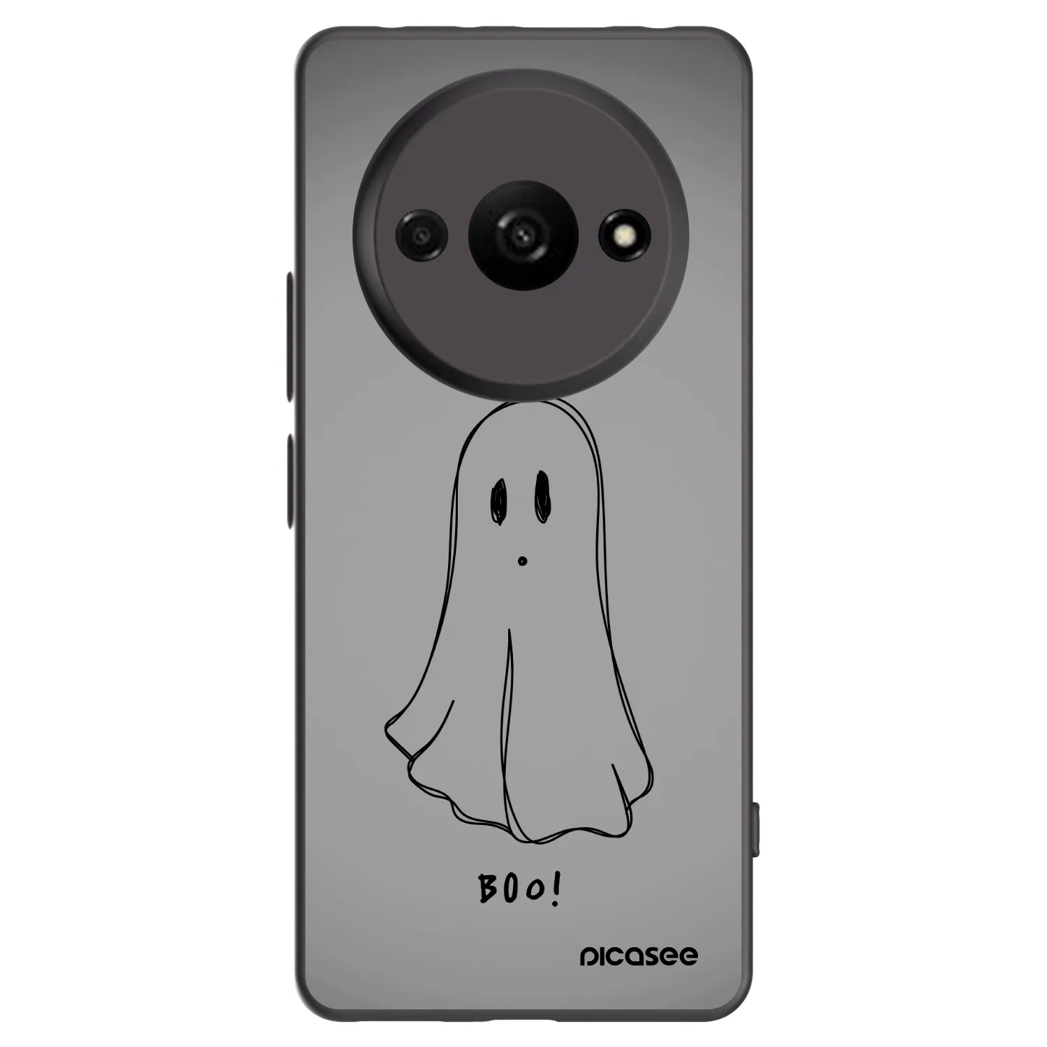 Picasee crna silikonska maskica za Xiaomi Redmi A3 - Ghost