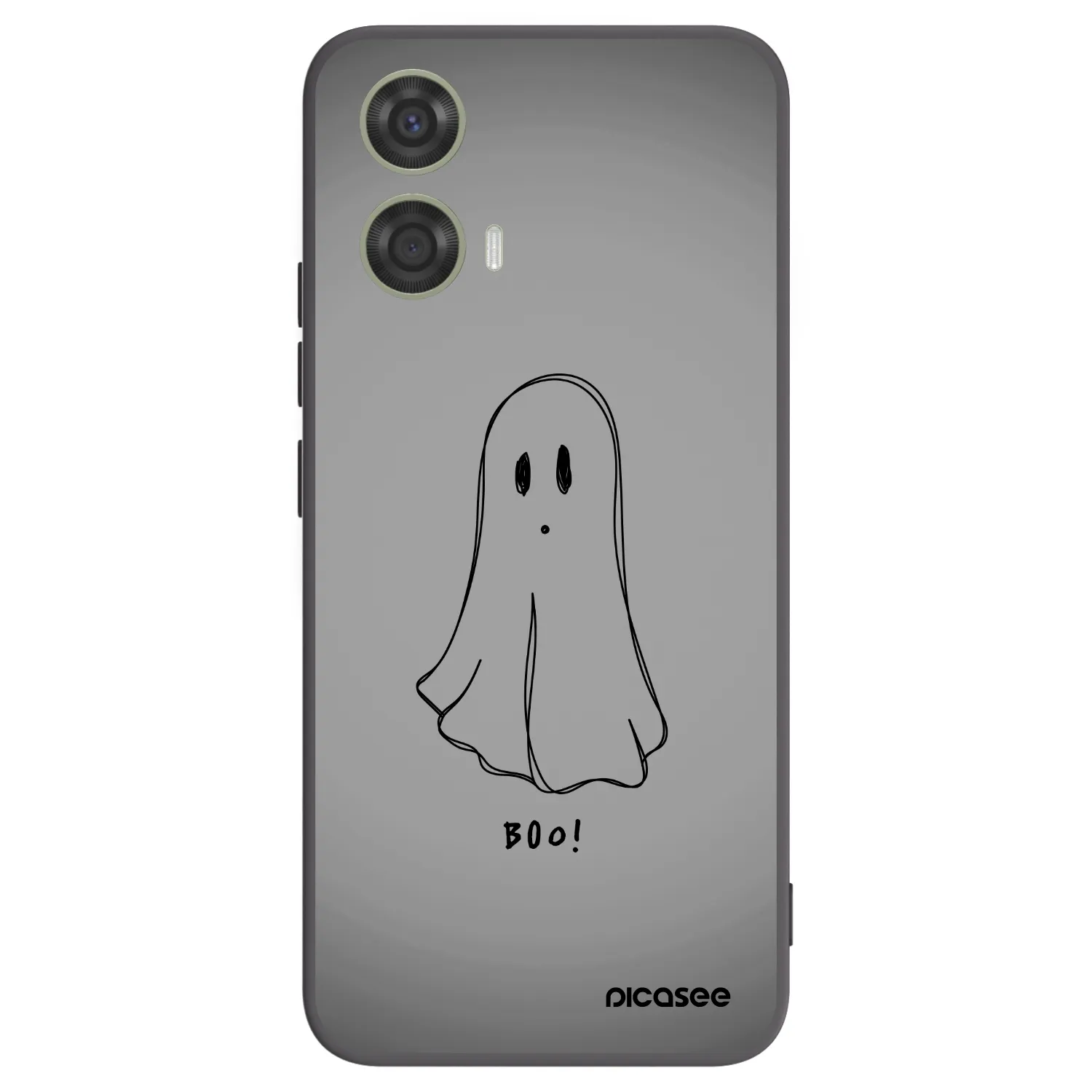 Picasee crna silikonska maskica za Motorola Moto G24 - Ghost