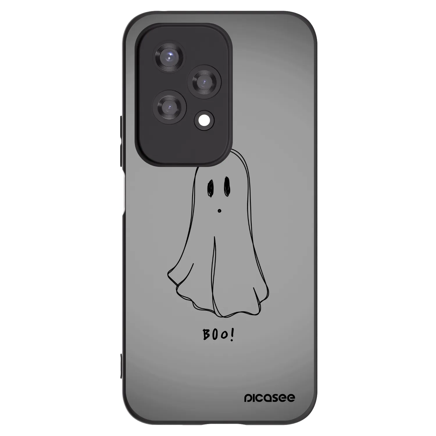 Picasee crna silikonska maskica za Honor 200 Lite - Ghost
