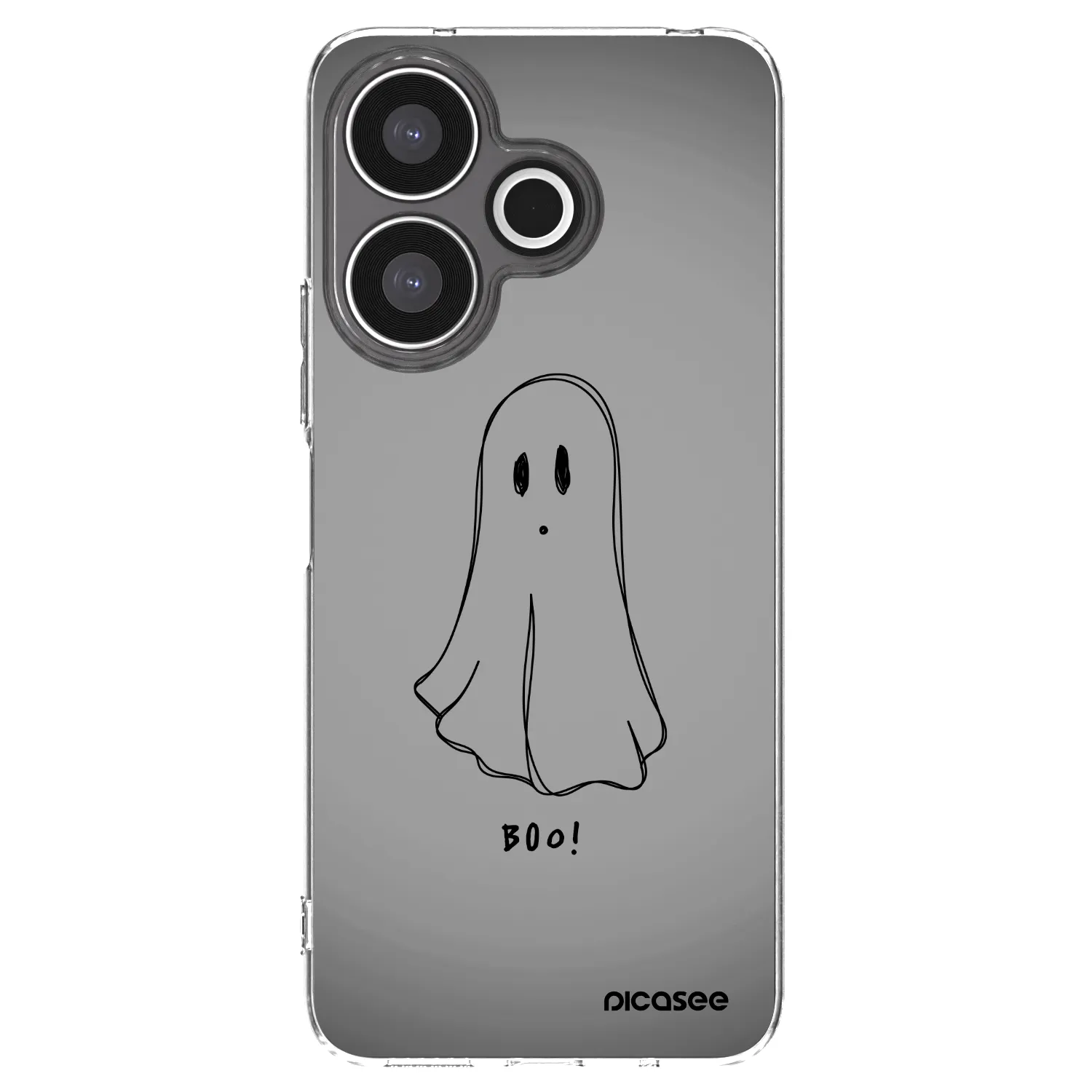 Picasee silikonska prozirna maskica za Xiaomi Redmi 13 4G - Ghost