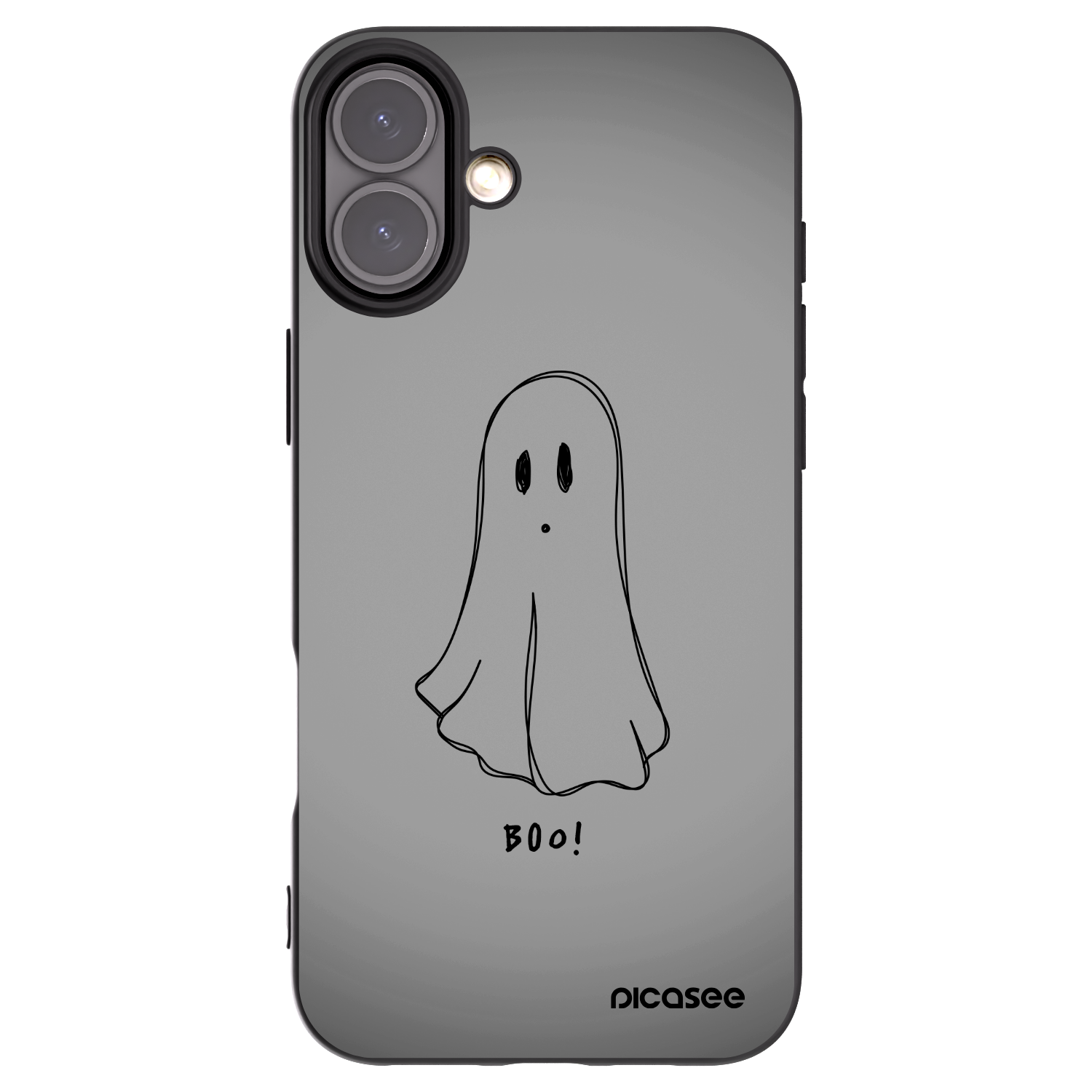Picasee crna silikonska maskica za Apple iPhone 16 Plus - Ghost