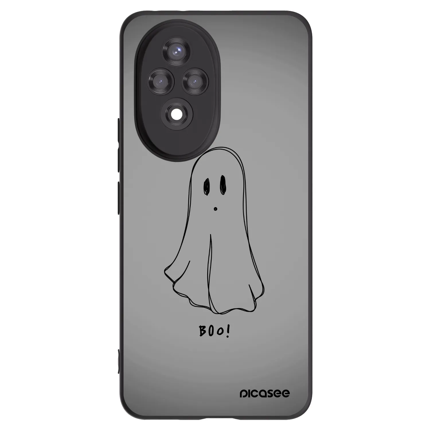 Picasee crna silikonska maskica za Honor 200 5G - Ghost
