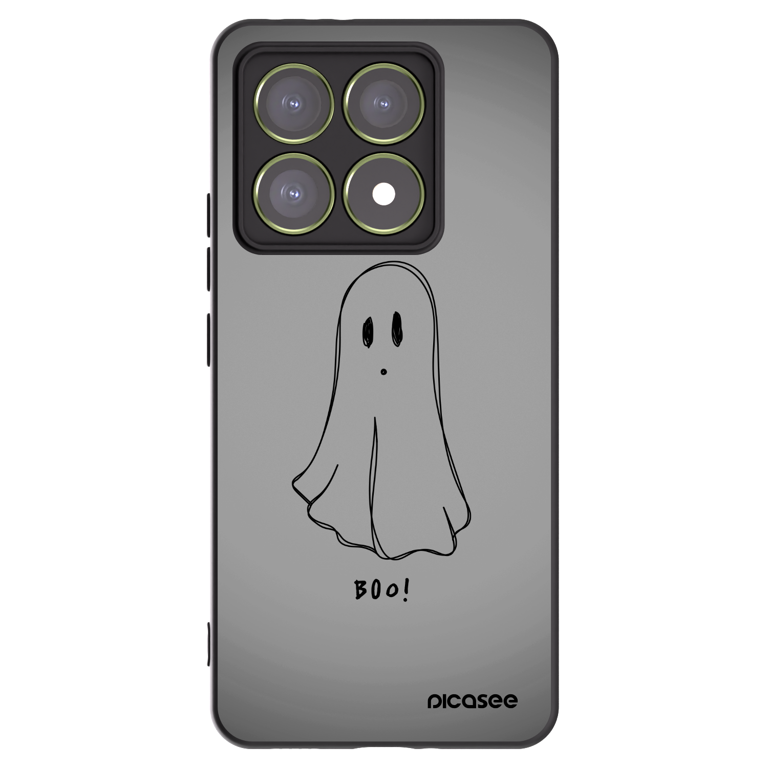 Picasee crna silikonska maskica za Xiaomi 14T - Ghost