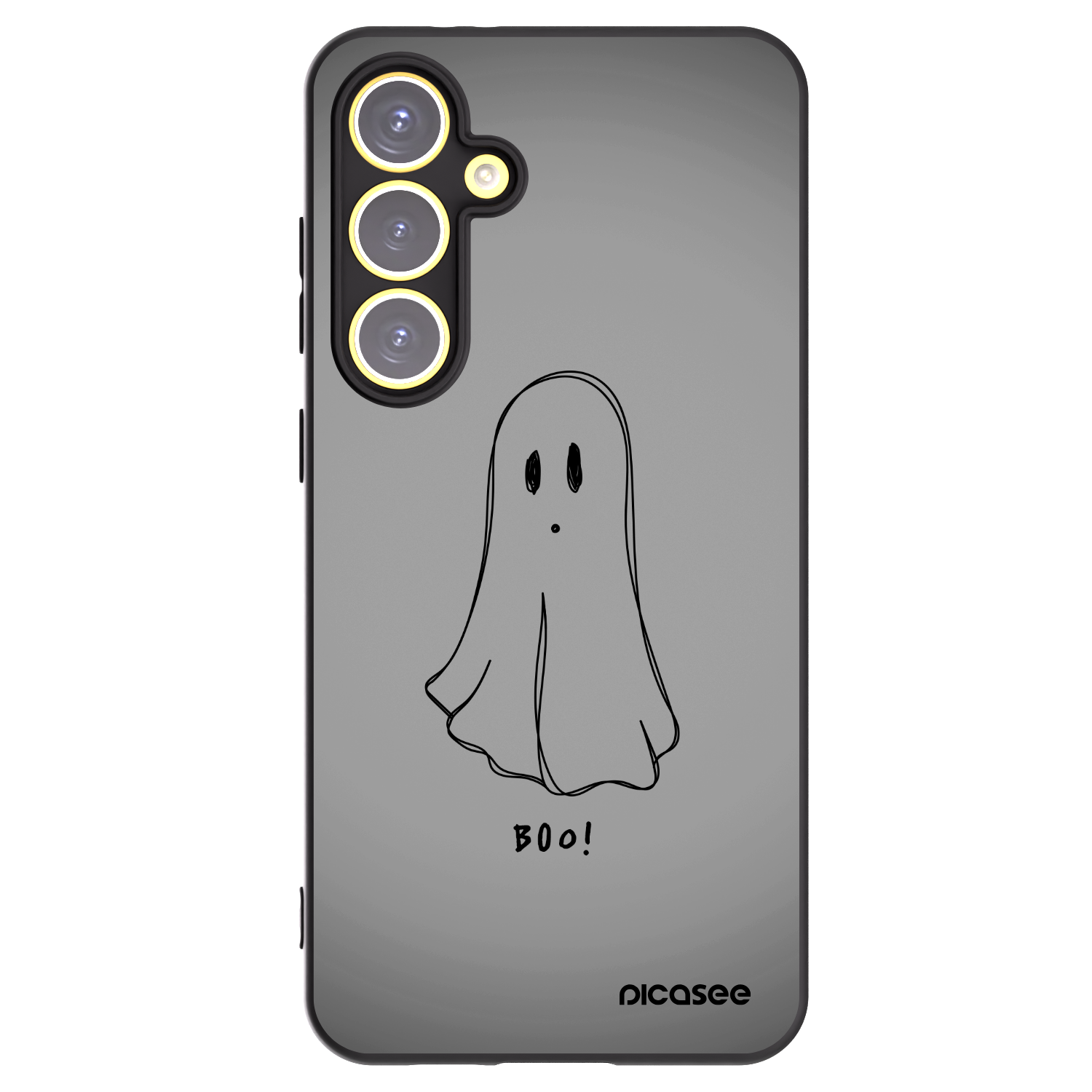 Picasee crna silikonska maskica za Samsung Galaxy S24 FE S721B - Ghost