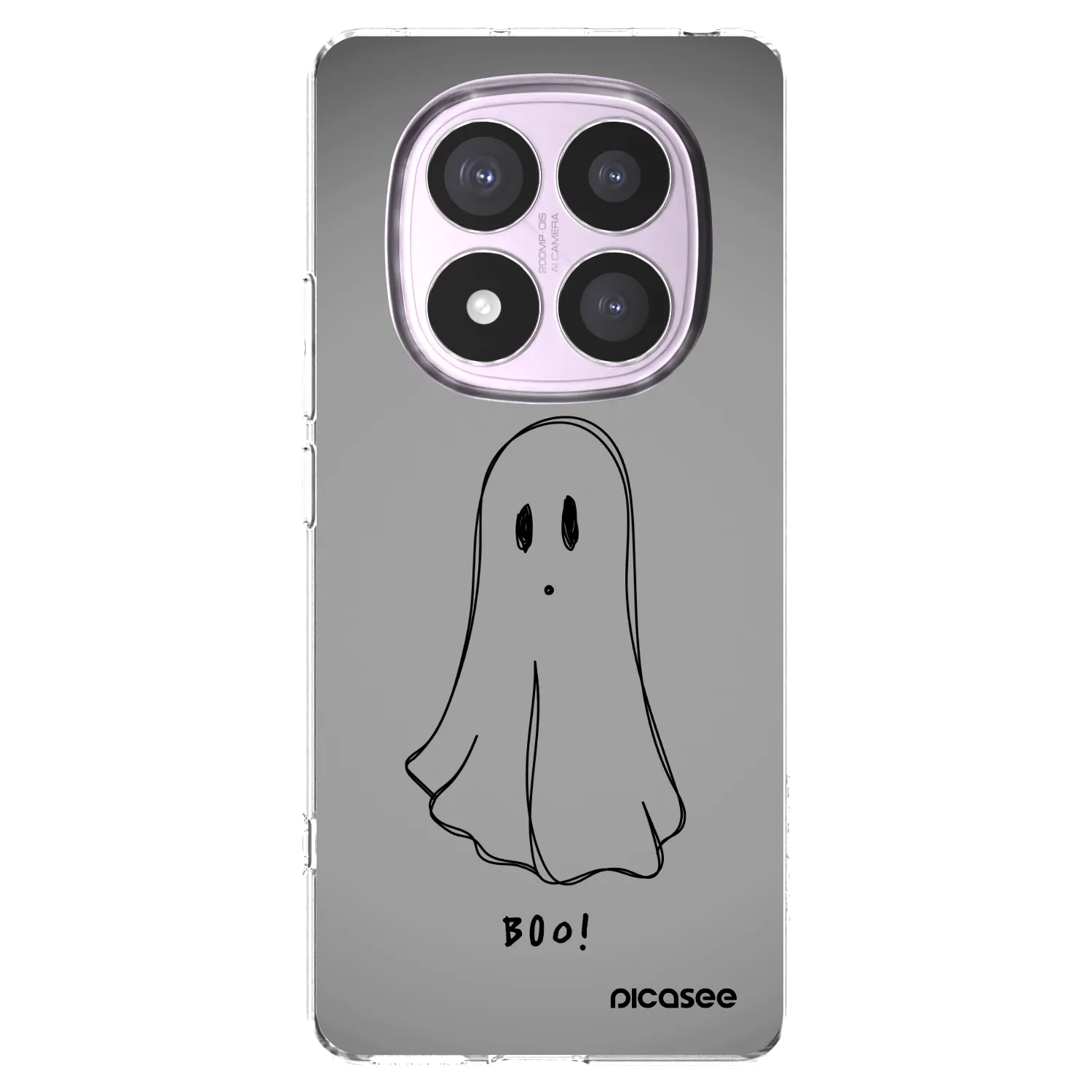 Picasee silikonska prozirna maskica za Xiaomi Redmi Note 14 Pro 5G - Ghost