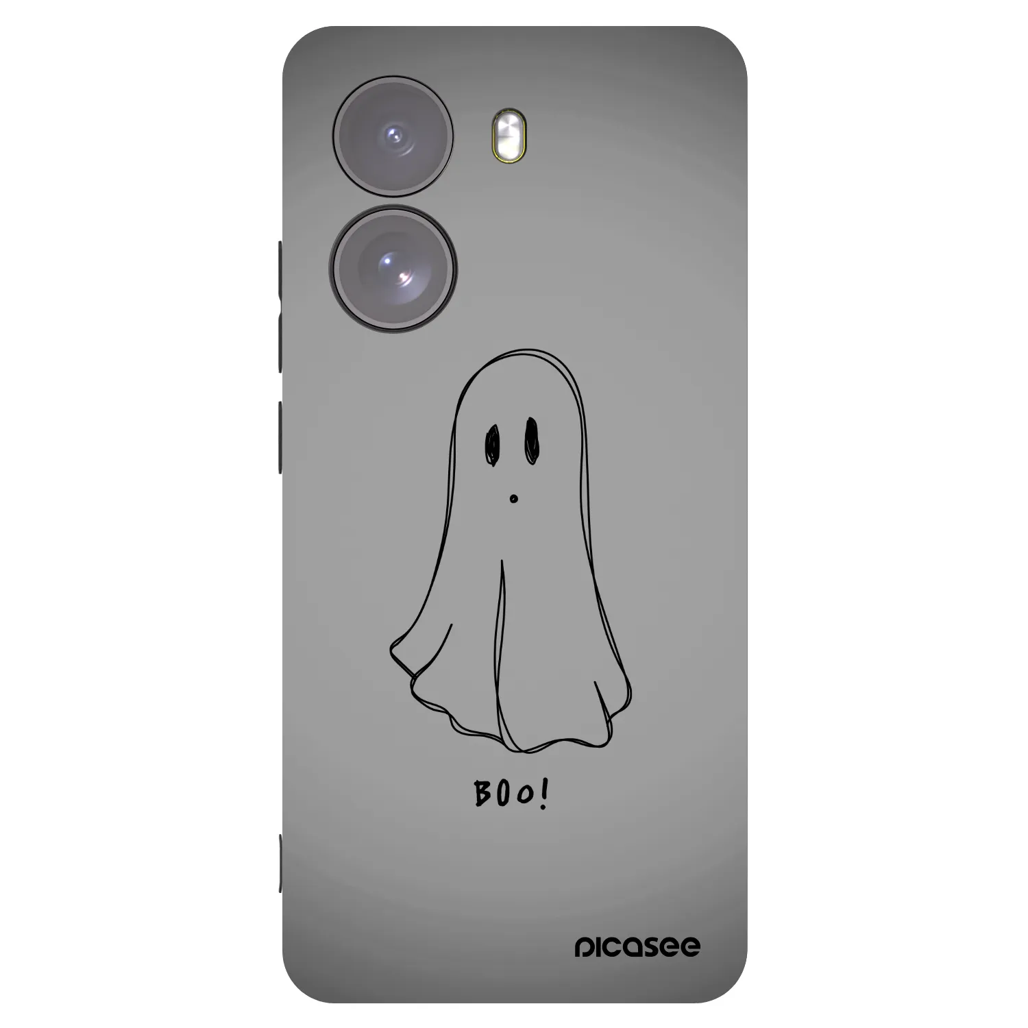Picasee crna silikonska maskica za Xiaomi Poco X7 - Ghost