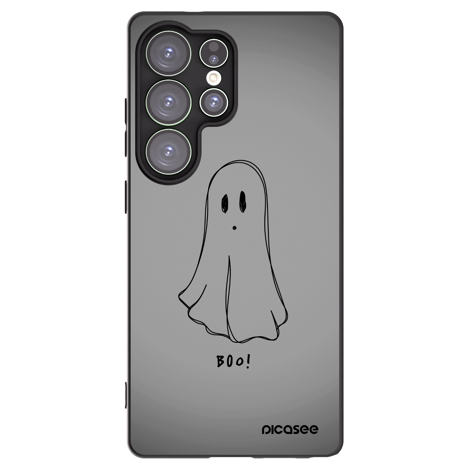 Picasee crna silikonska maskica za Samsung Galaxy S25 Ultra 5G - Ghost
