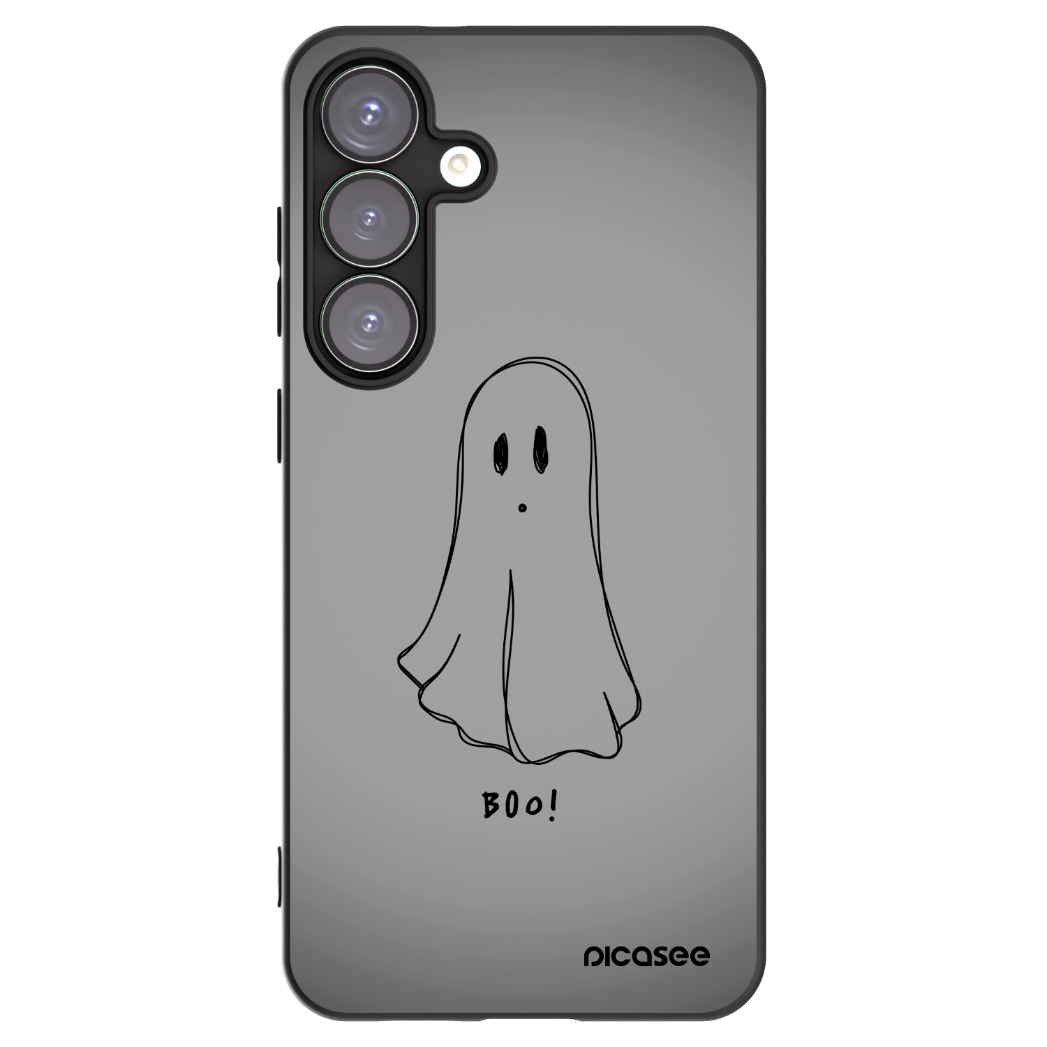 Picasee crna silikonska maskica za Samsung Galaxy S25+ 5G - Ghost