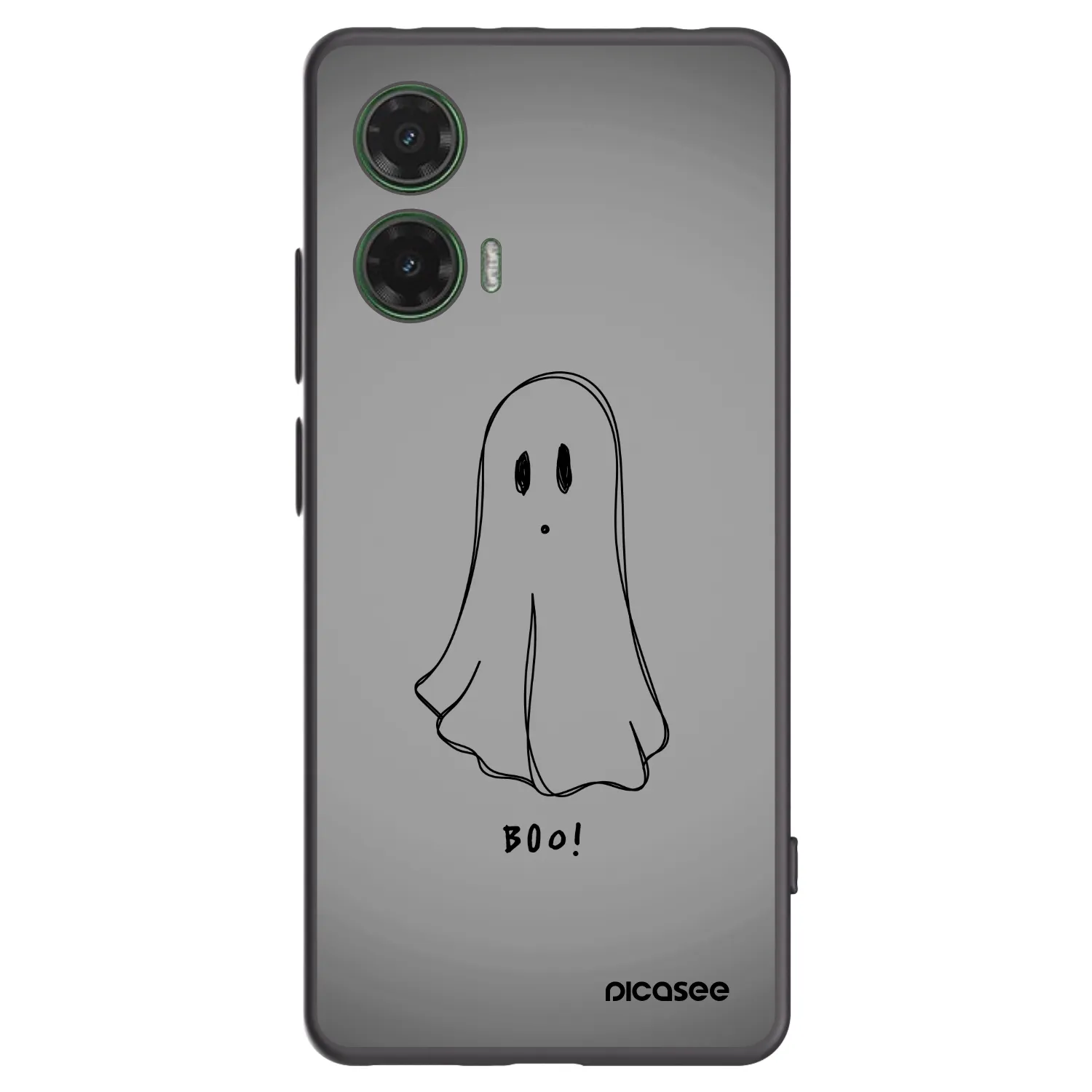 Picasee crna silikonska maskica za Motorola Moto G35 5G - Ghost