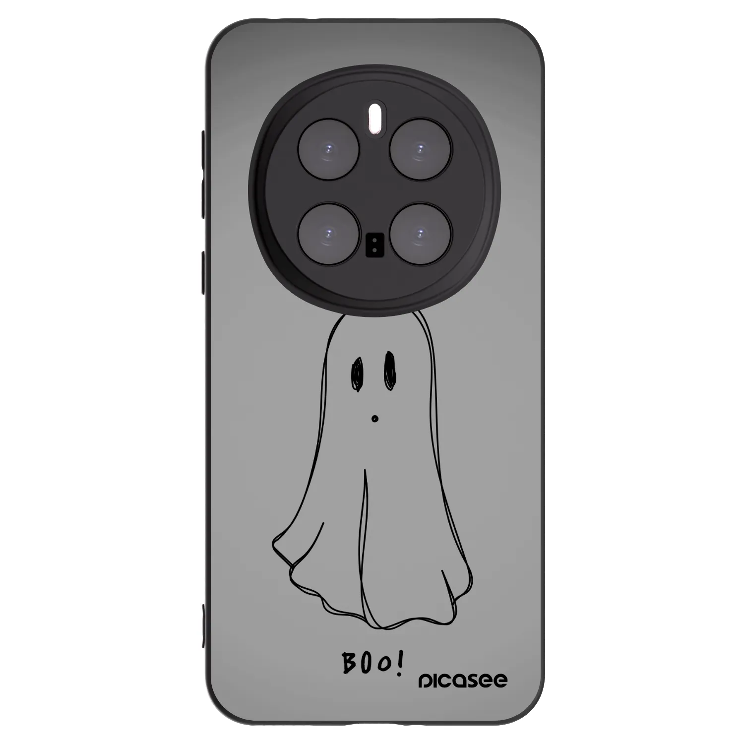 Picasee crna silikonska maskica za Honor Magic7 Pro 5G - Ghost
