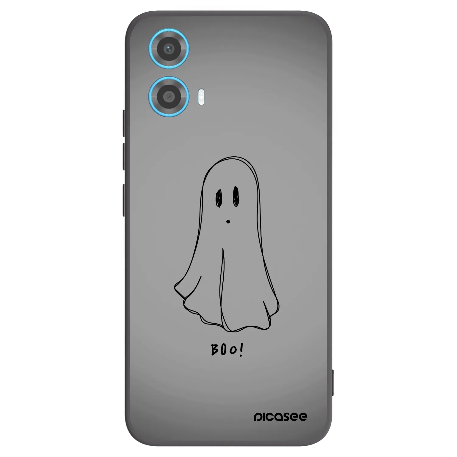 Picasee crna silikonska maskica za Motorola Moto G34 5G - Ghost