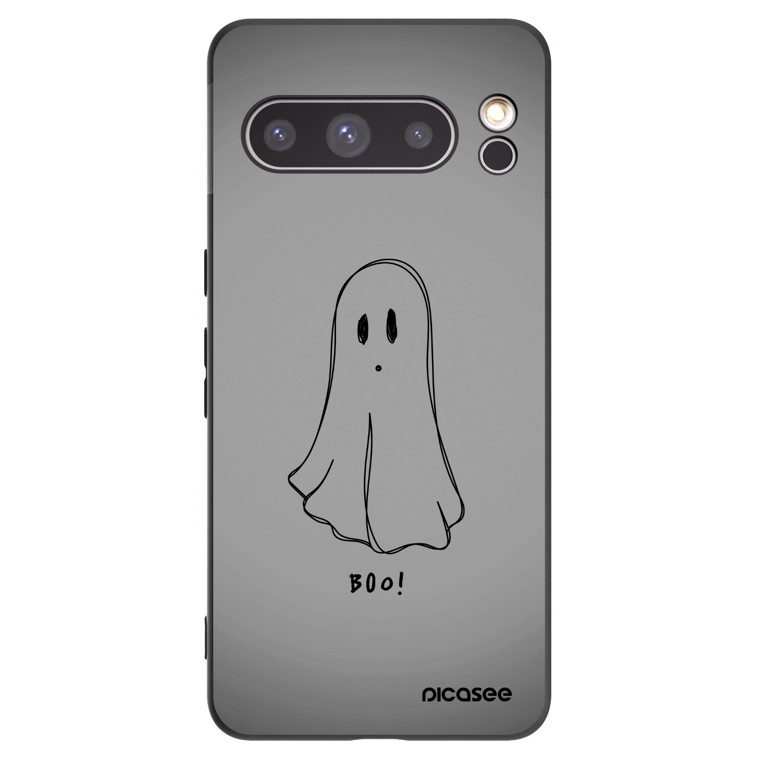 Picasee crna silikonska maskica za Google Pixel 8 Pro - Ghost