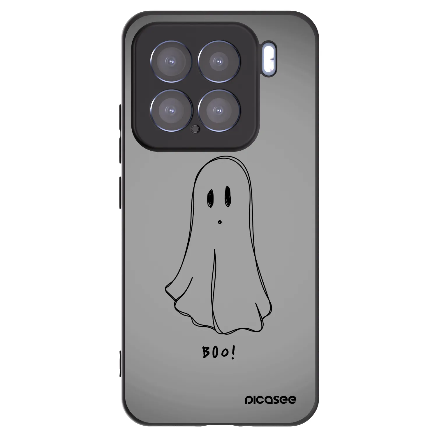 Picasee crna silikonska maskica za Xiaomi 15 - Ghost