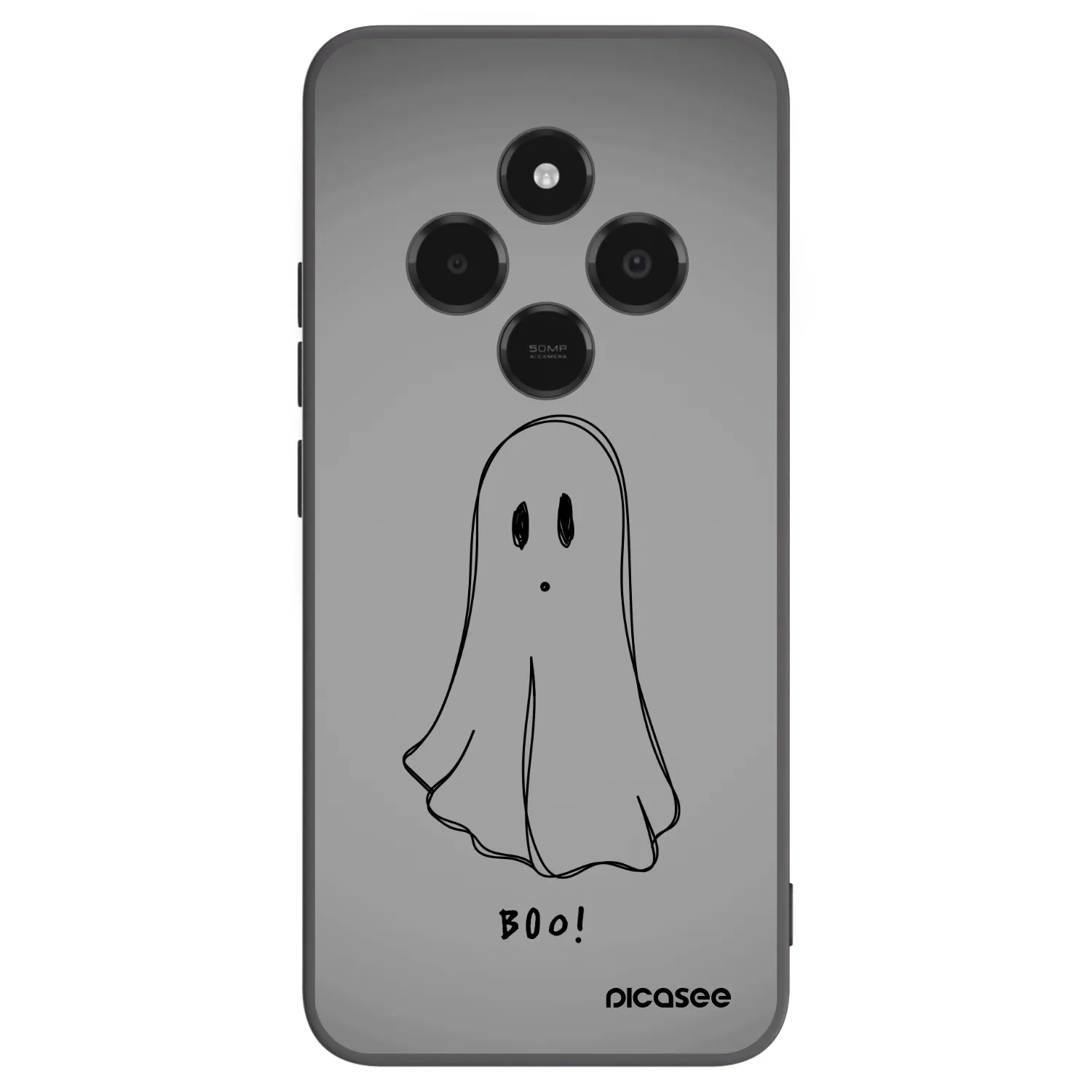 Picasee crna silikonska maskica za Xiaomi Poco C75 - Ghost