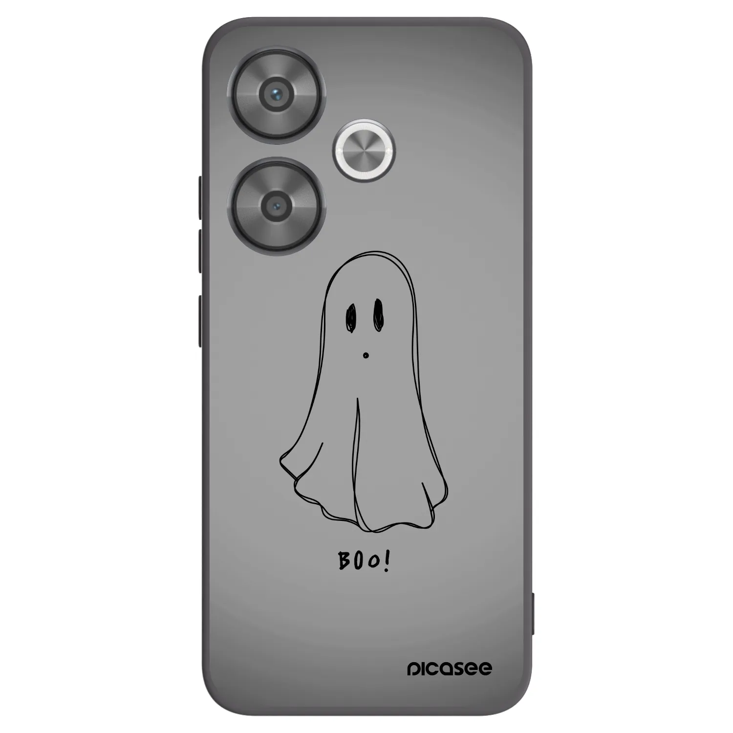 Picasee crna silikonska maskica za Xiaomi Poco F6 - Ghost
