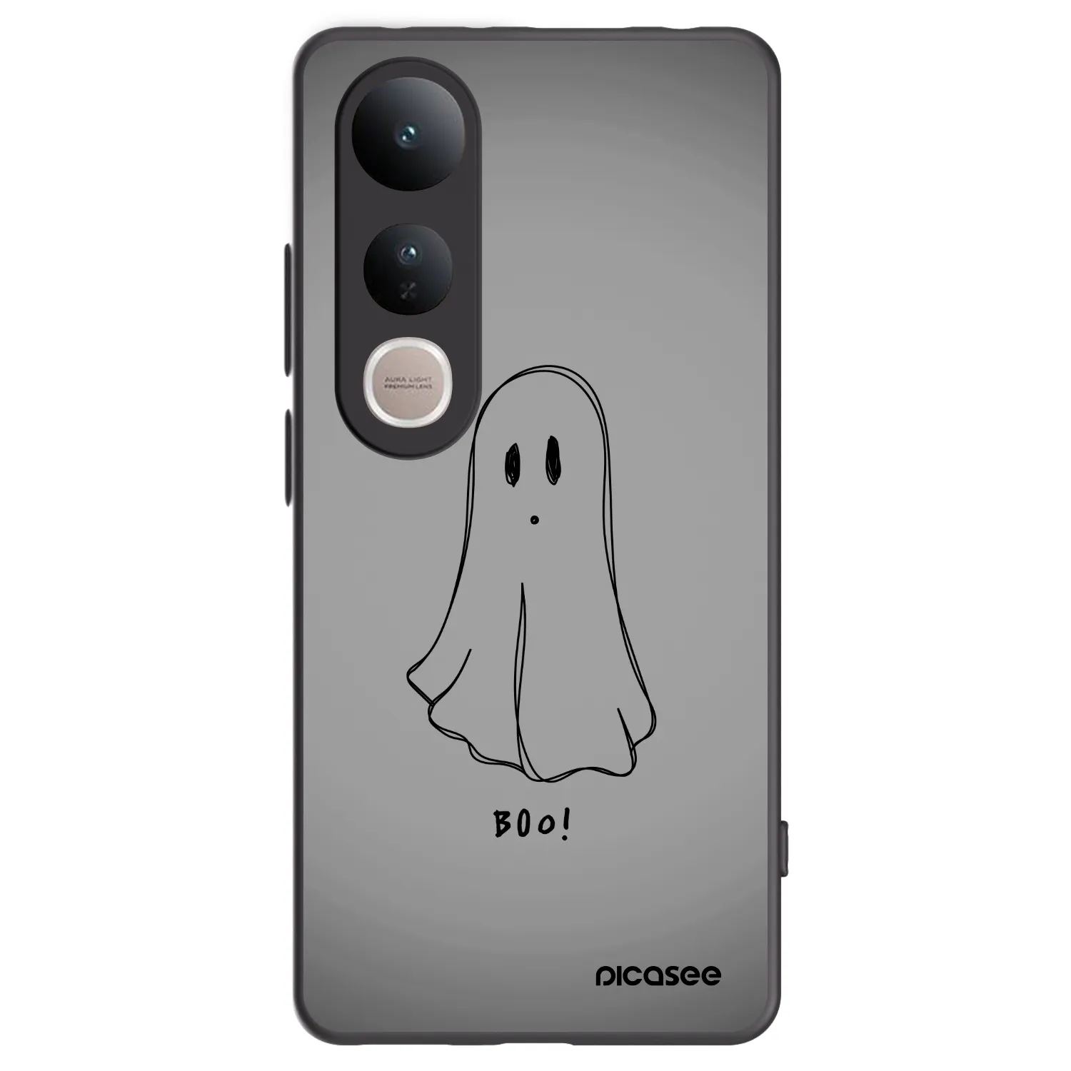 Picasee crna silikonska maskica za Vivo V50 Lite 5G - Ghost