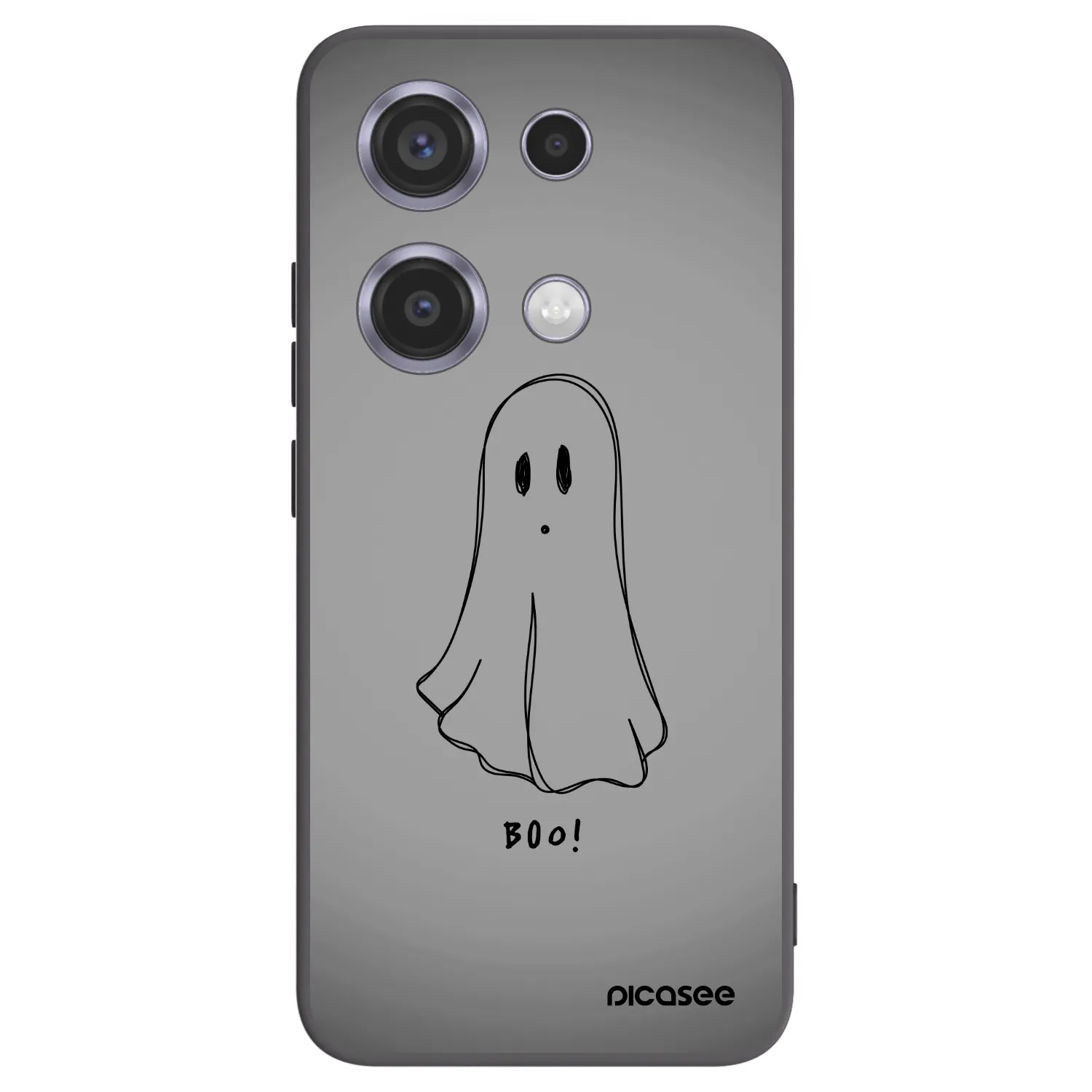 Picasee crna silikonska maskica za Xiaomi Redmi Note 14S - Ghost