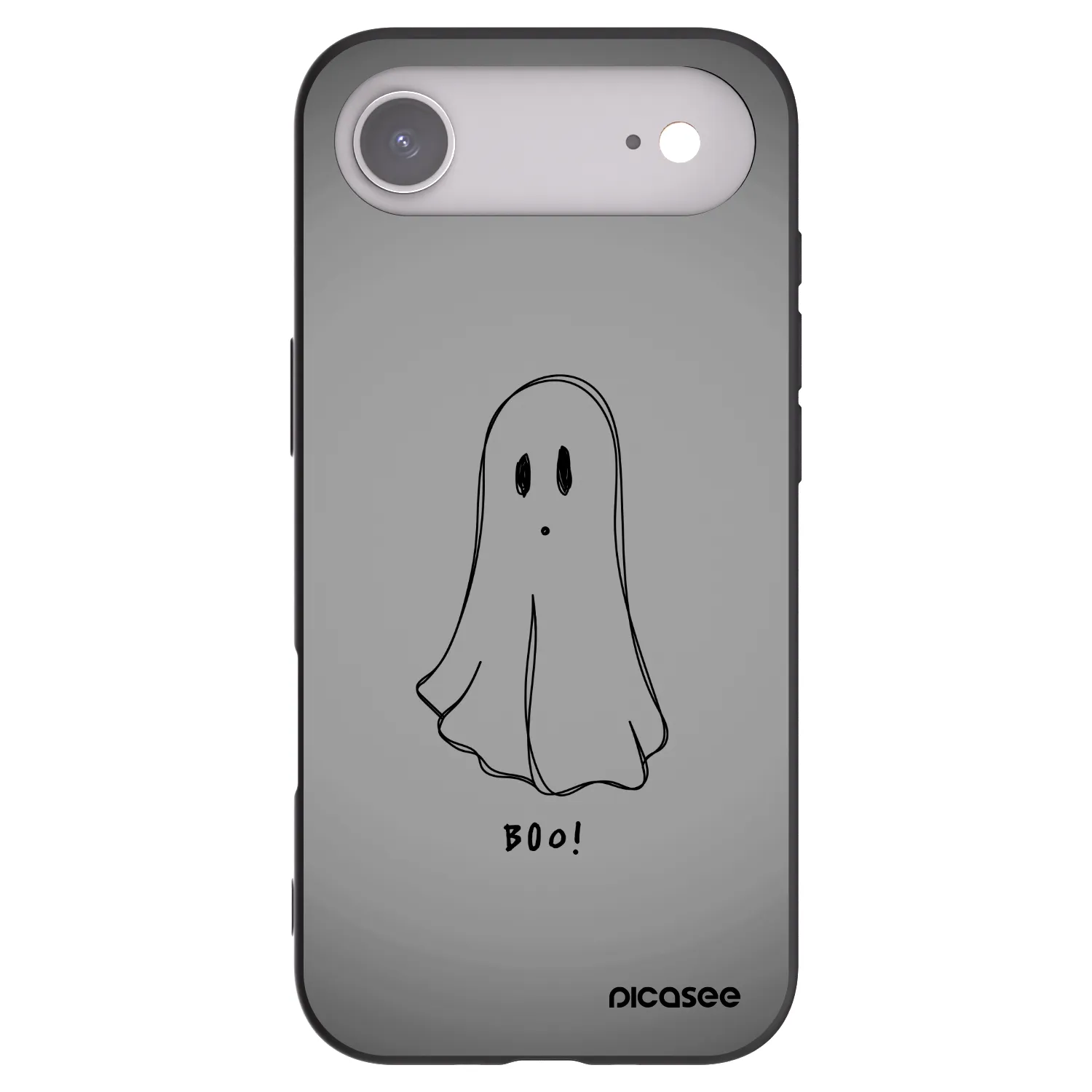 Picasee crna silikonska maskica za Apple iPhone Air - Ghost